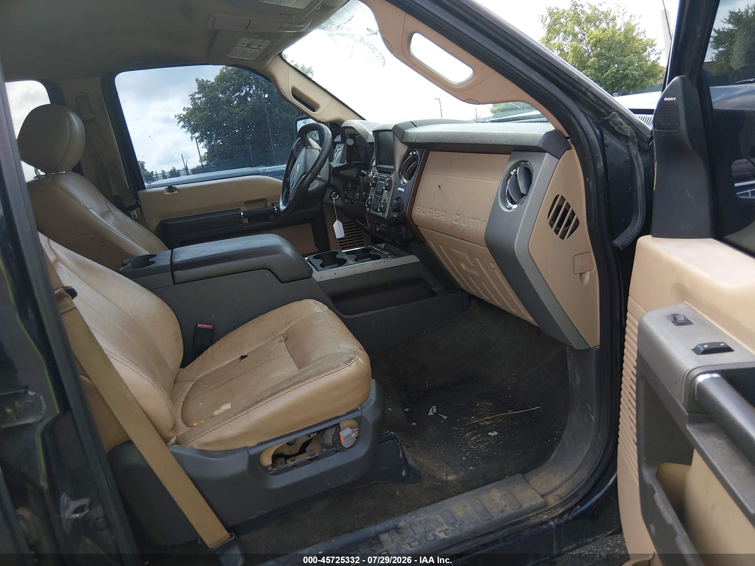 2014 Ford F-250 Lariat Black vin: 1FT7W2BT9EEB59125