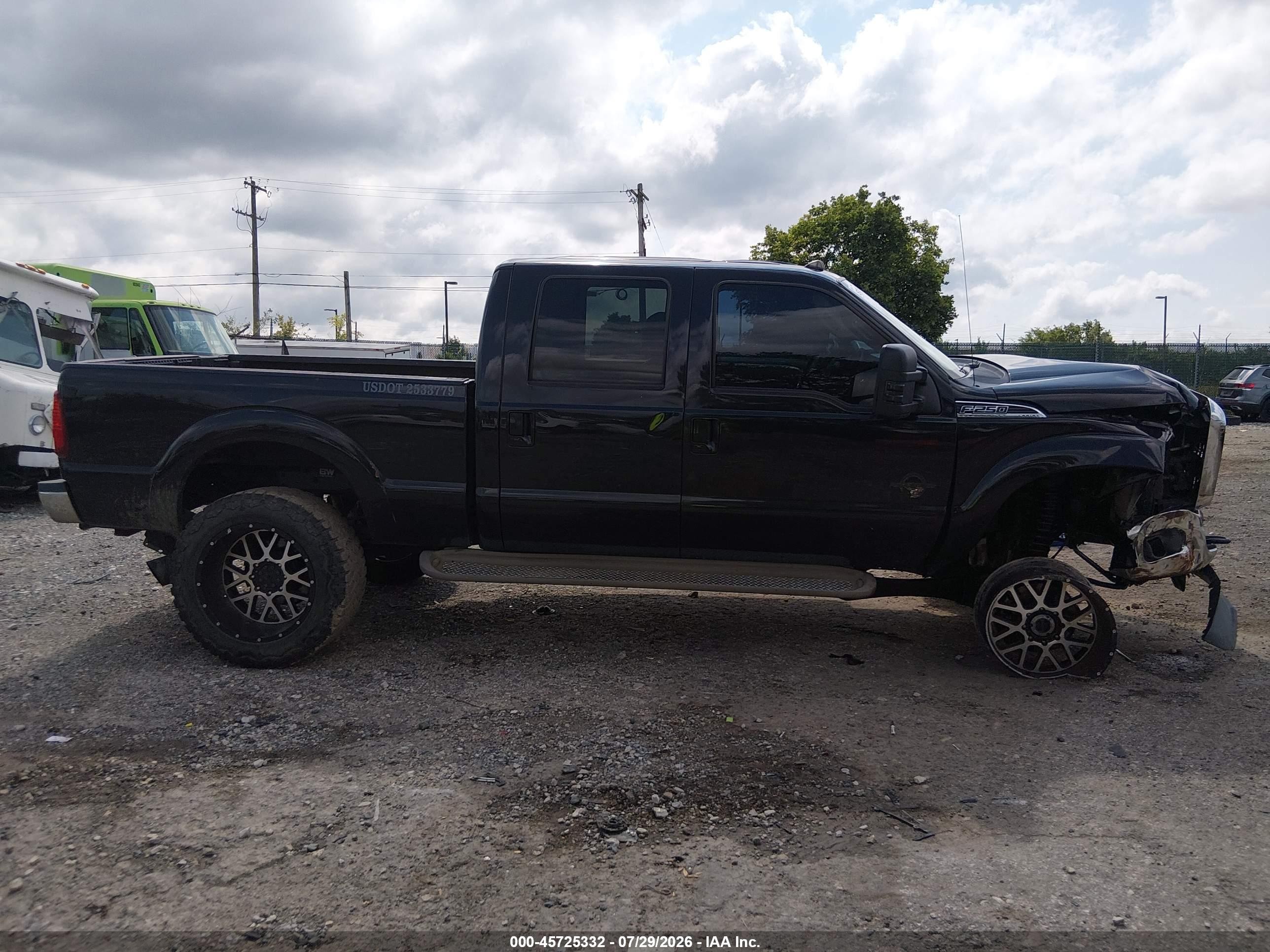 2014 Ford F-250 Lariat Black vin: 1FT7W2BT9EEB59125