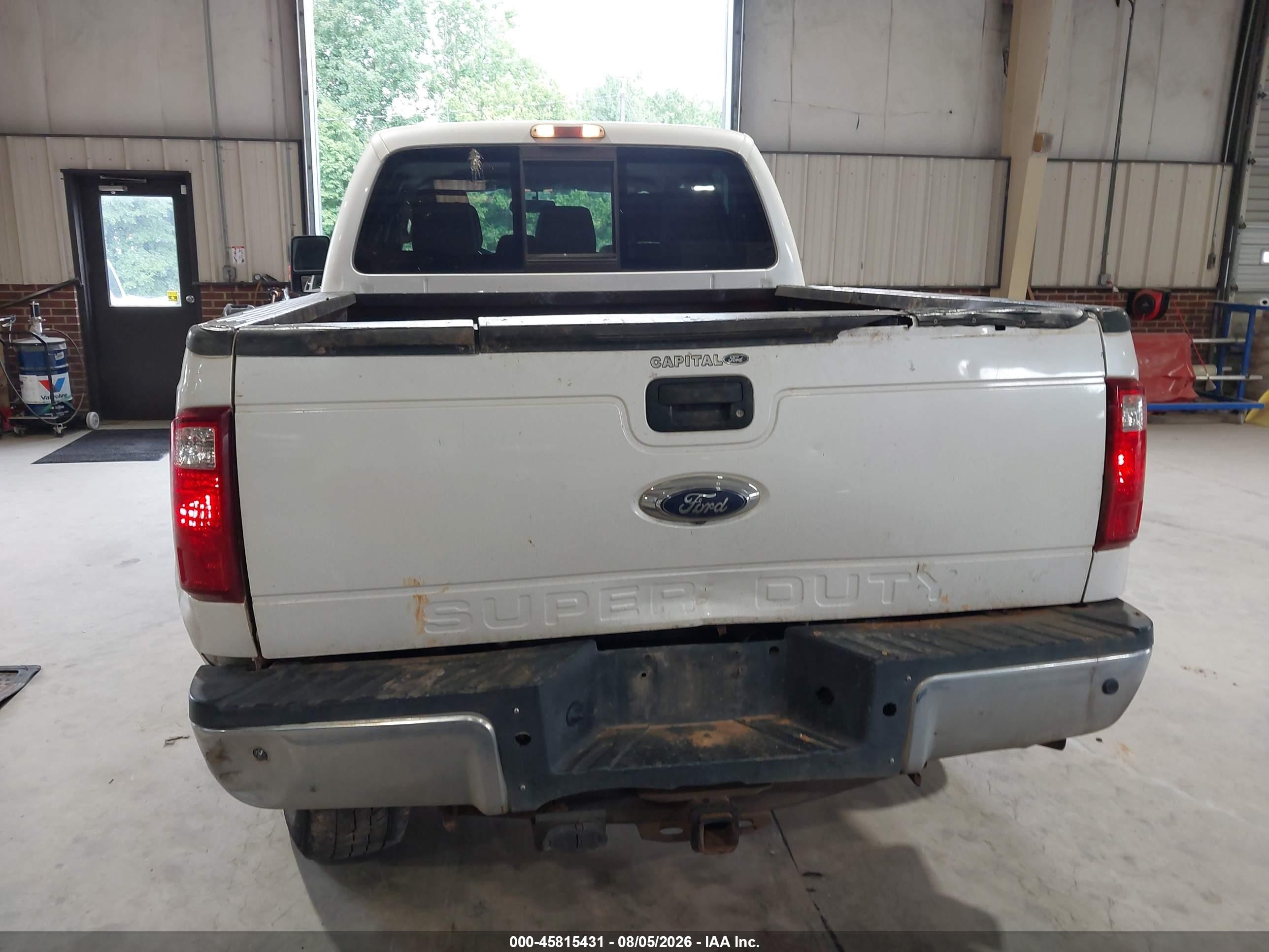 2014 Ford F-250 Lariat White vin: 1FT7W2BT9EEB73235