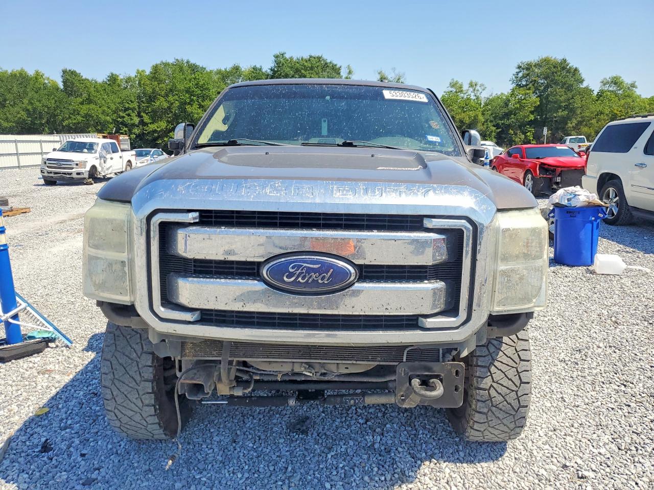 2015 Ford F250 Super Duty Коричневый vin: 1FT7W2BT9FEB75388