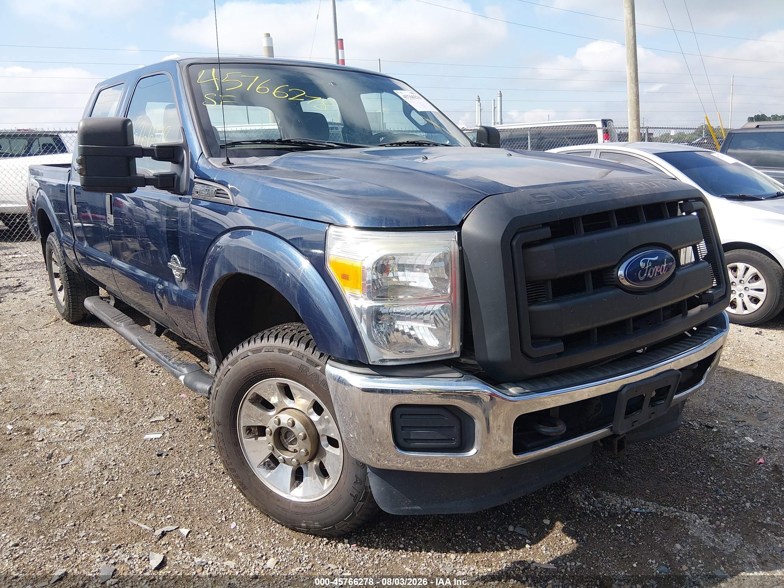 2015 Ford F-250 Xl Blue vin: 1FT7W2BT9FEC22094