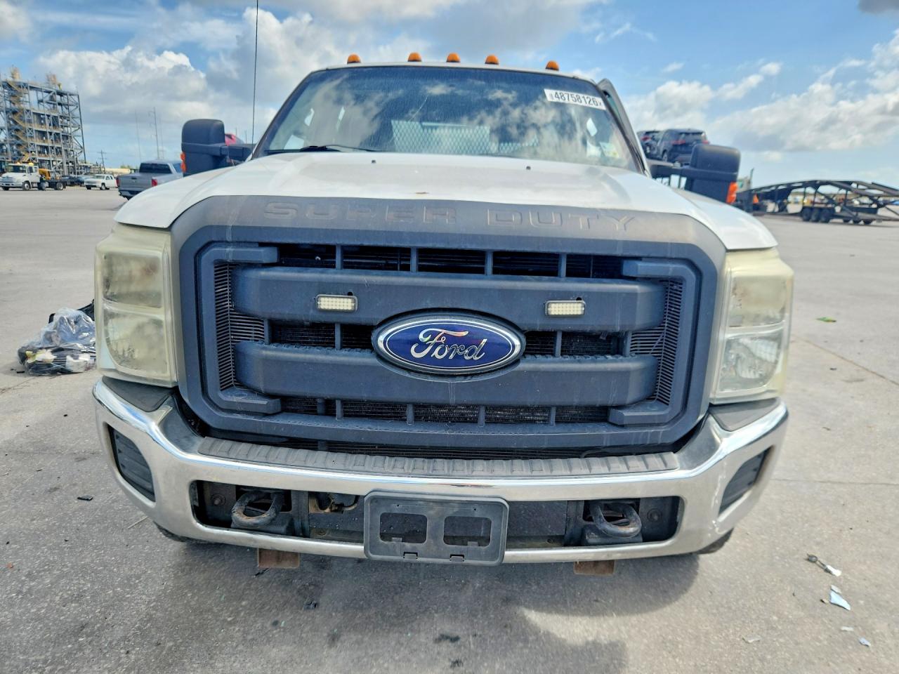 2015 Ford F250 Super Duty White vin: 1FT7W2BT9FEC25514