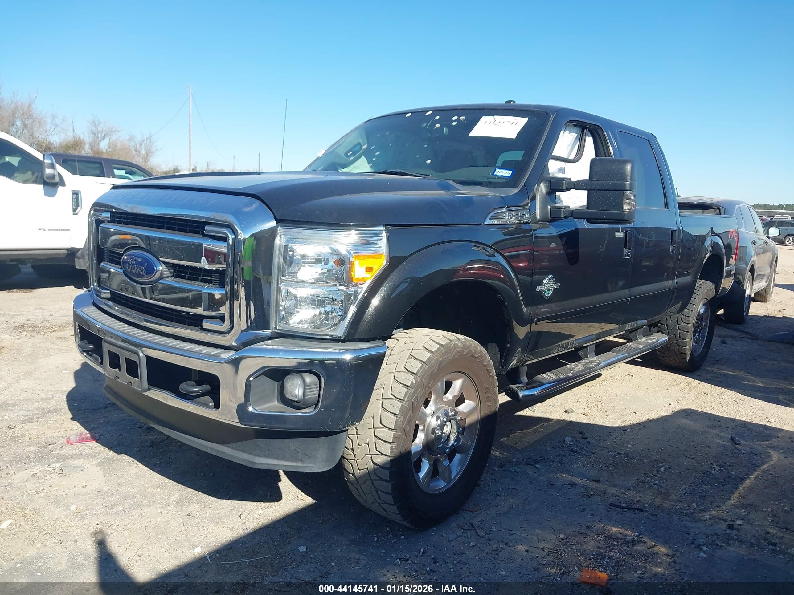 2015 Ford F-250 Lariat Черный vin: 1FT7W2BT9FED05637