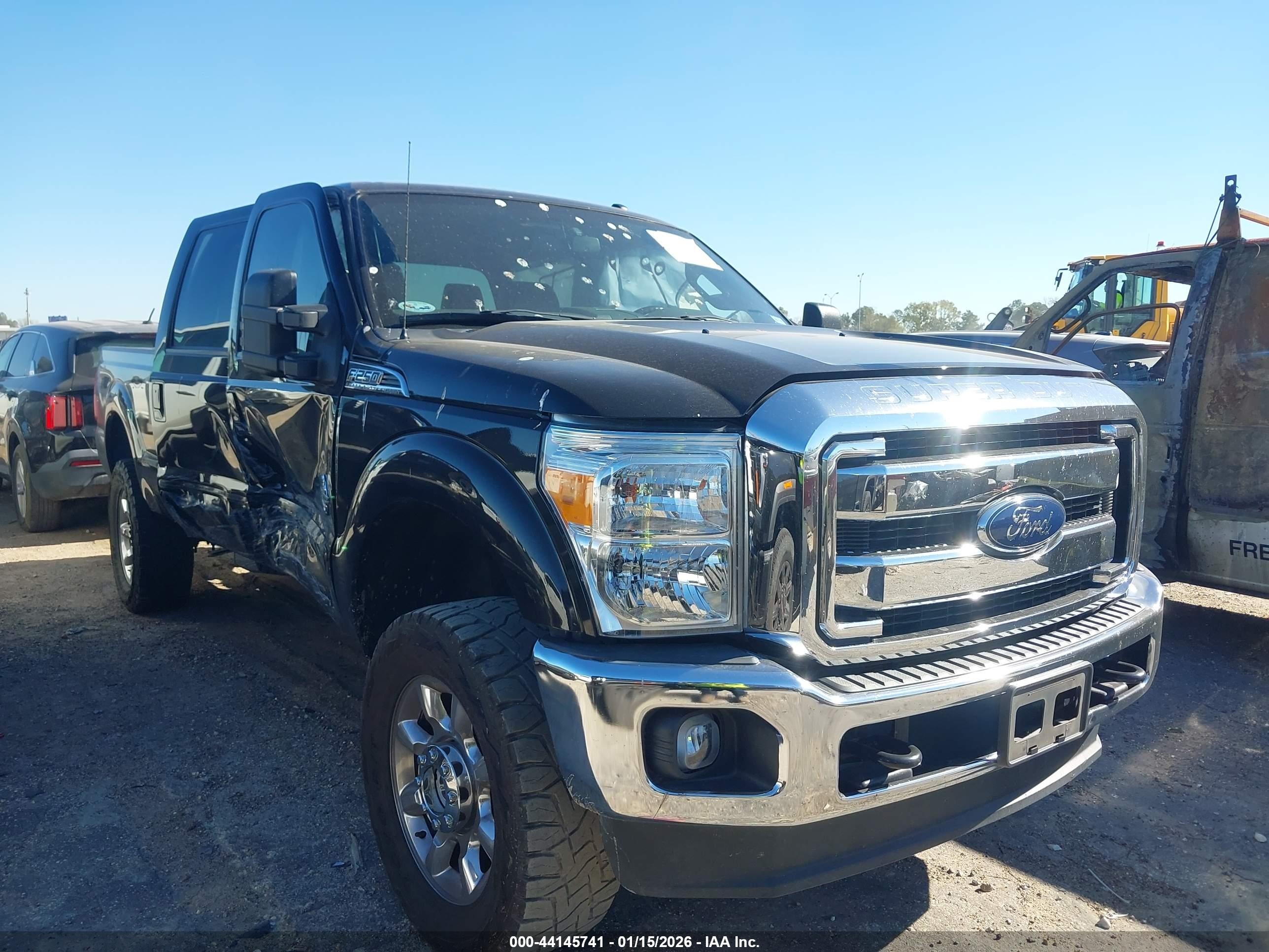 2015 Ford F-250 Lariat Черный vin: 1FT7W2BT9FED05637