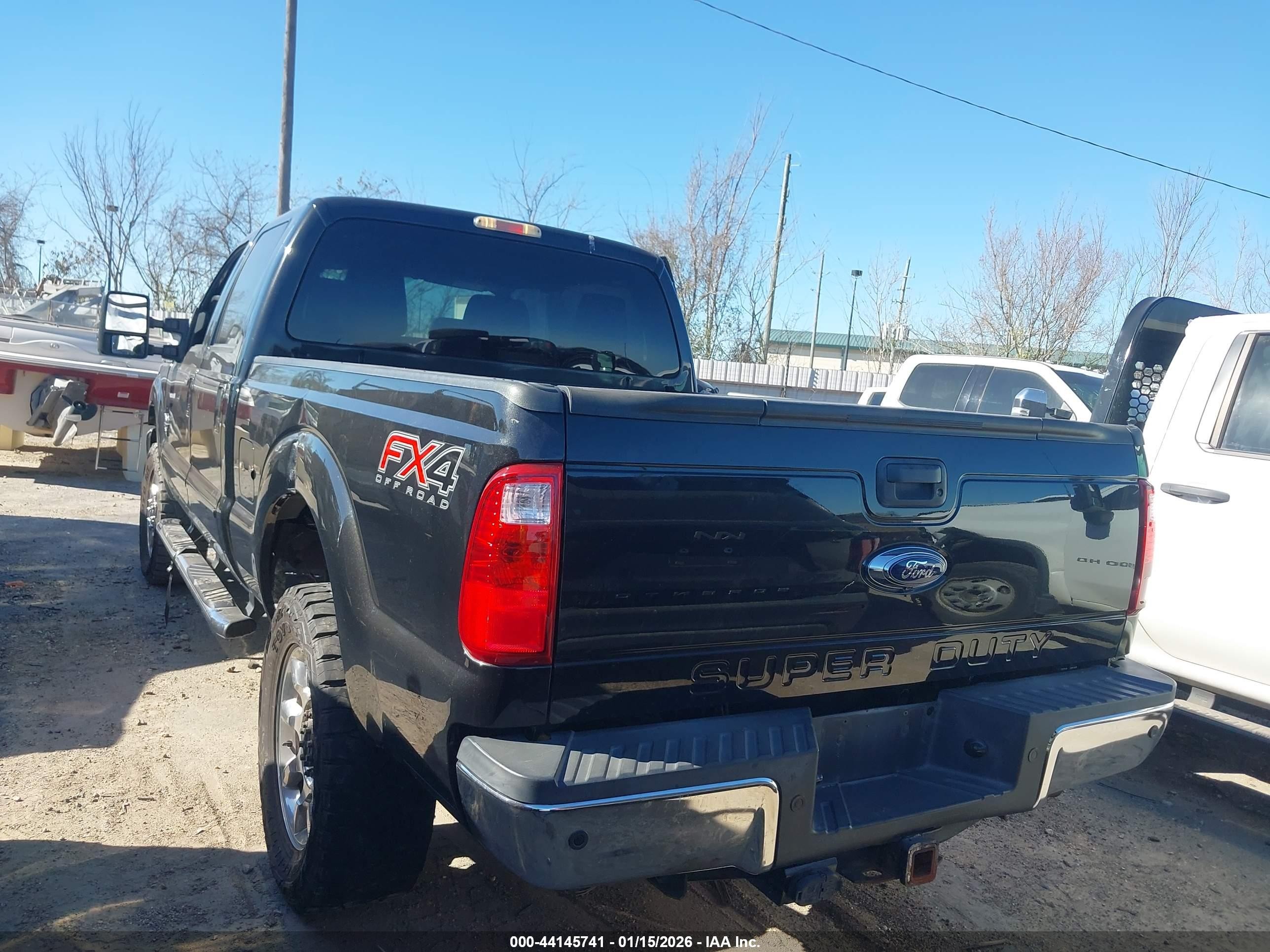 2015 Ford F-250 Lariat Черный vin: 1FT7W2BT9FED05637