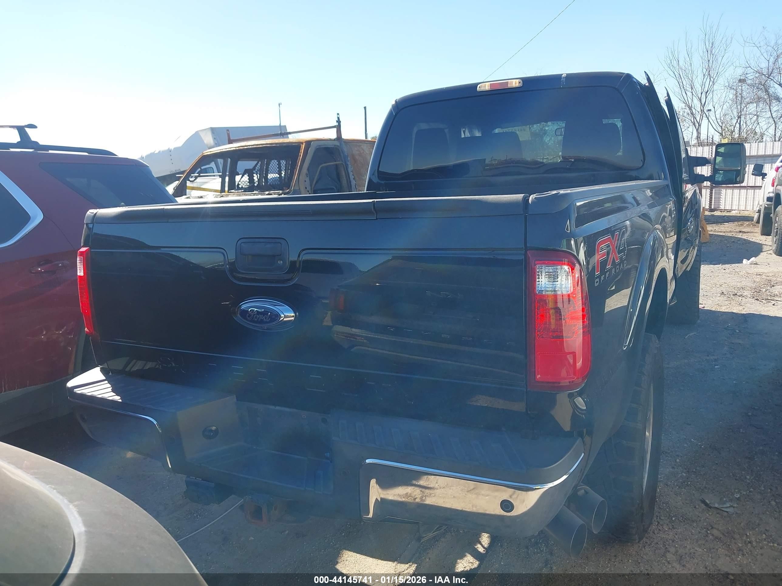 2015 Ford F-250 Lariat Черный vin: 1FT7W2BT9FED05637