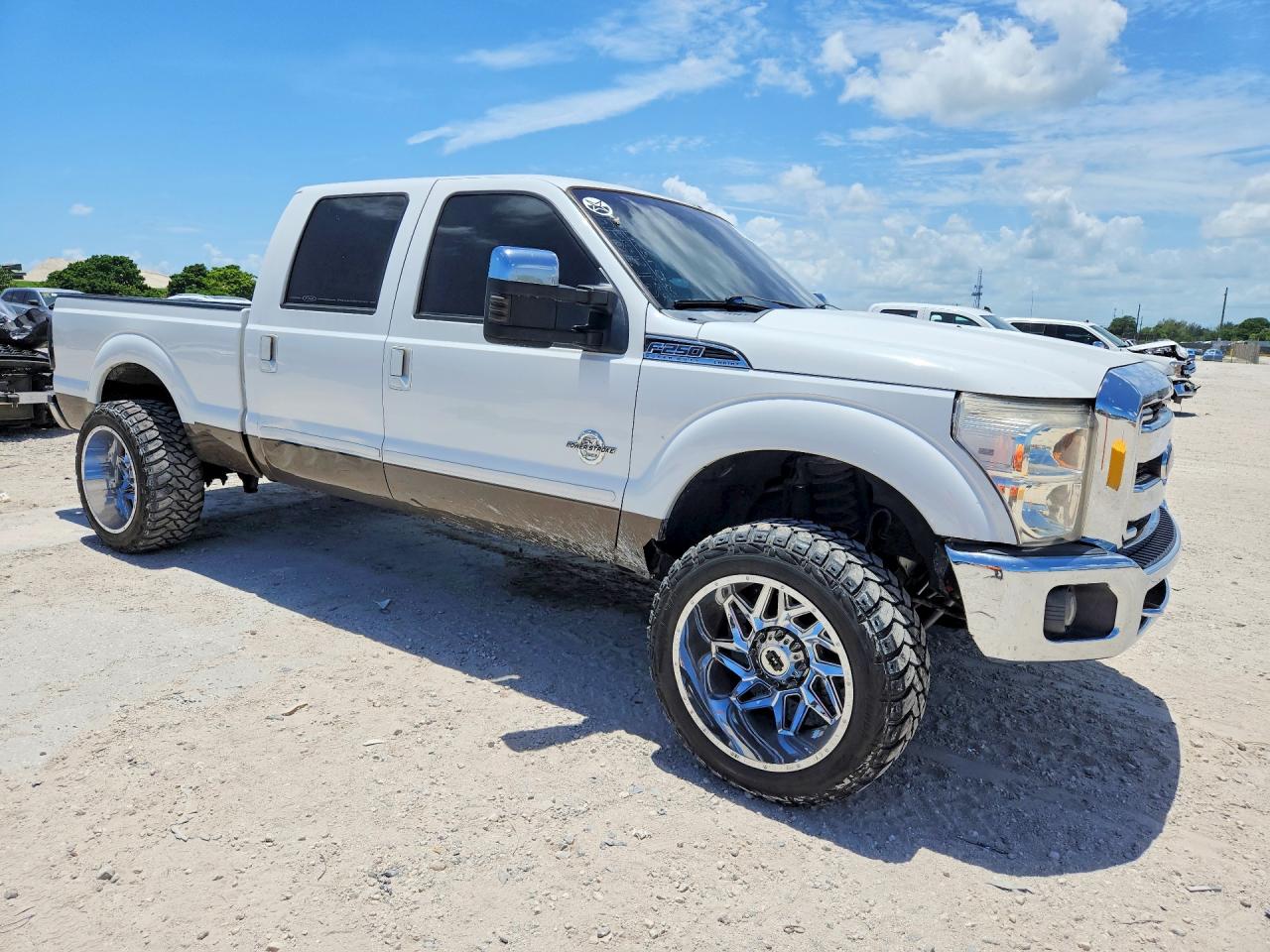 2015 Ford F250 Super Duty Белый vin: 1FT7W2BT9FED53476
