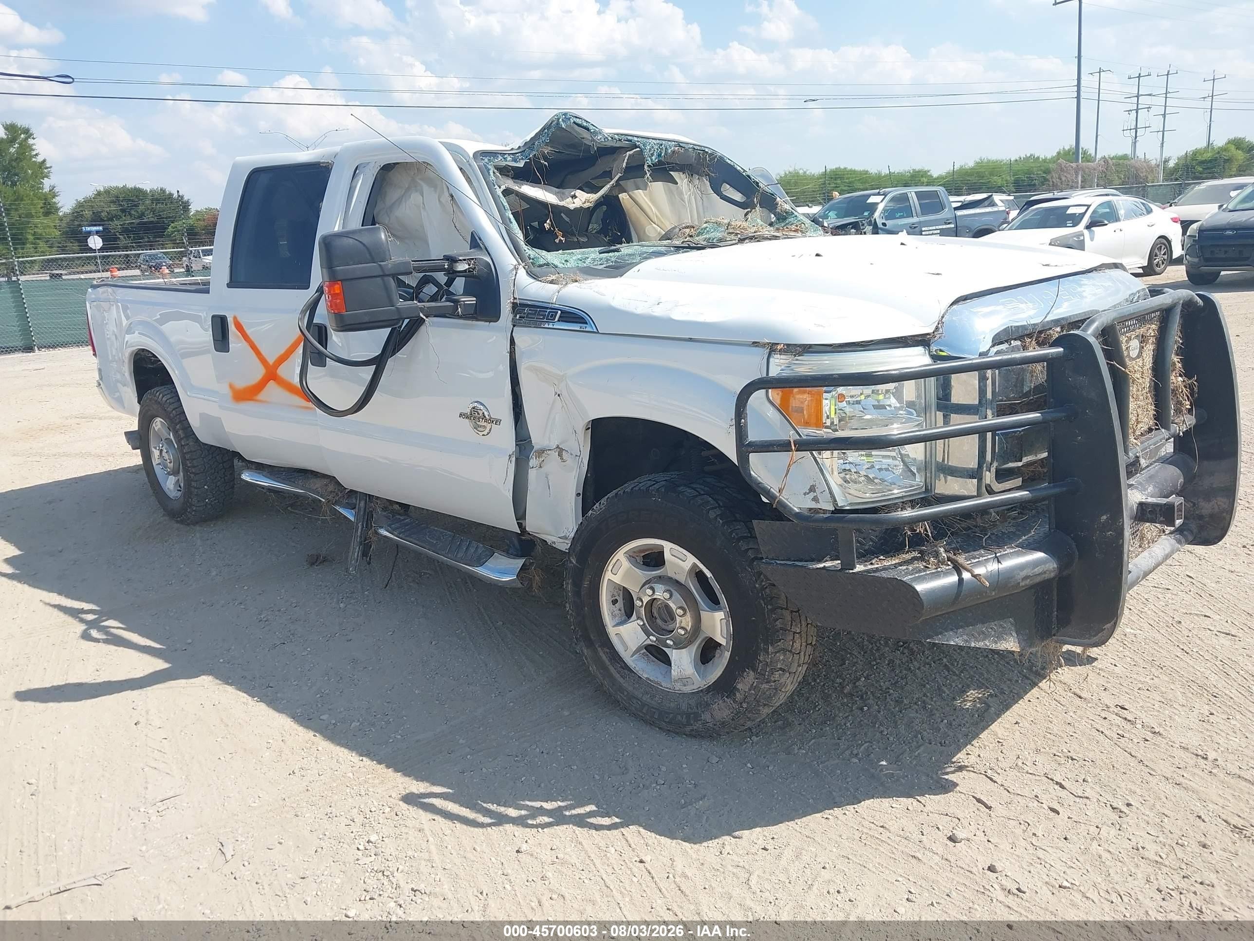2016 Ford F-250 Xlt White vin: 1FT7W2BT9GEA65832