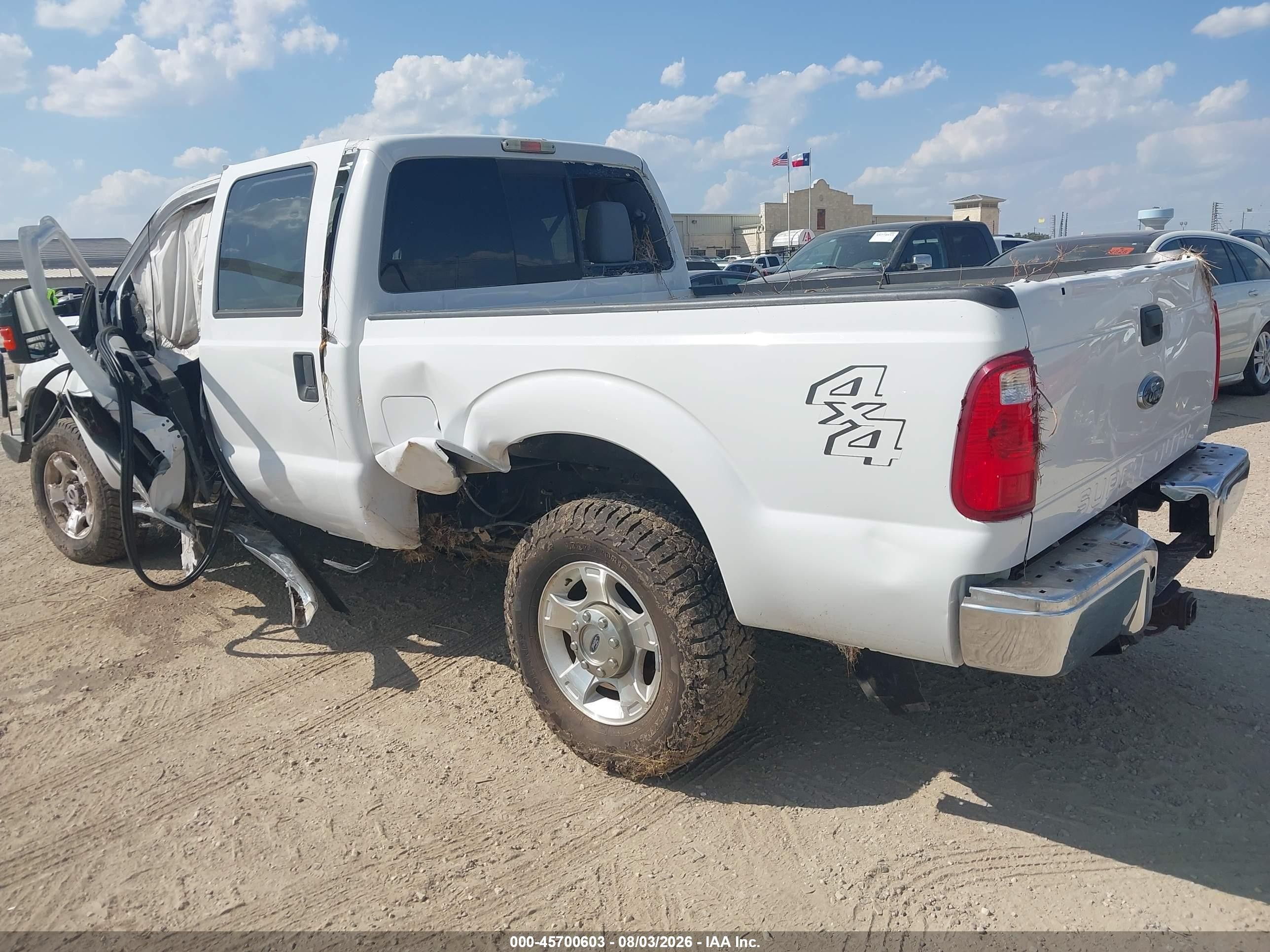 2016 Ford F-250 Xlt White vin: 1FT7W2BT9GEA65832