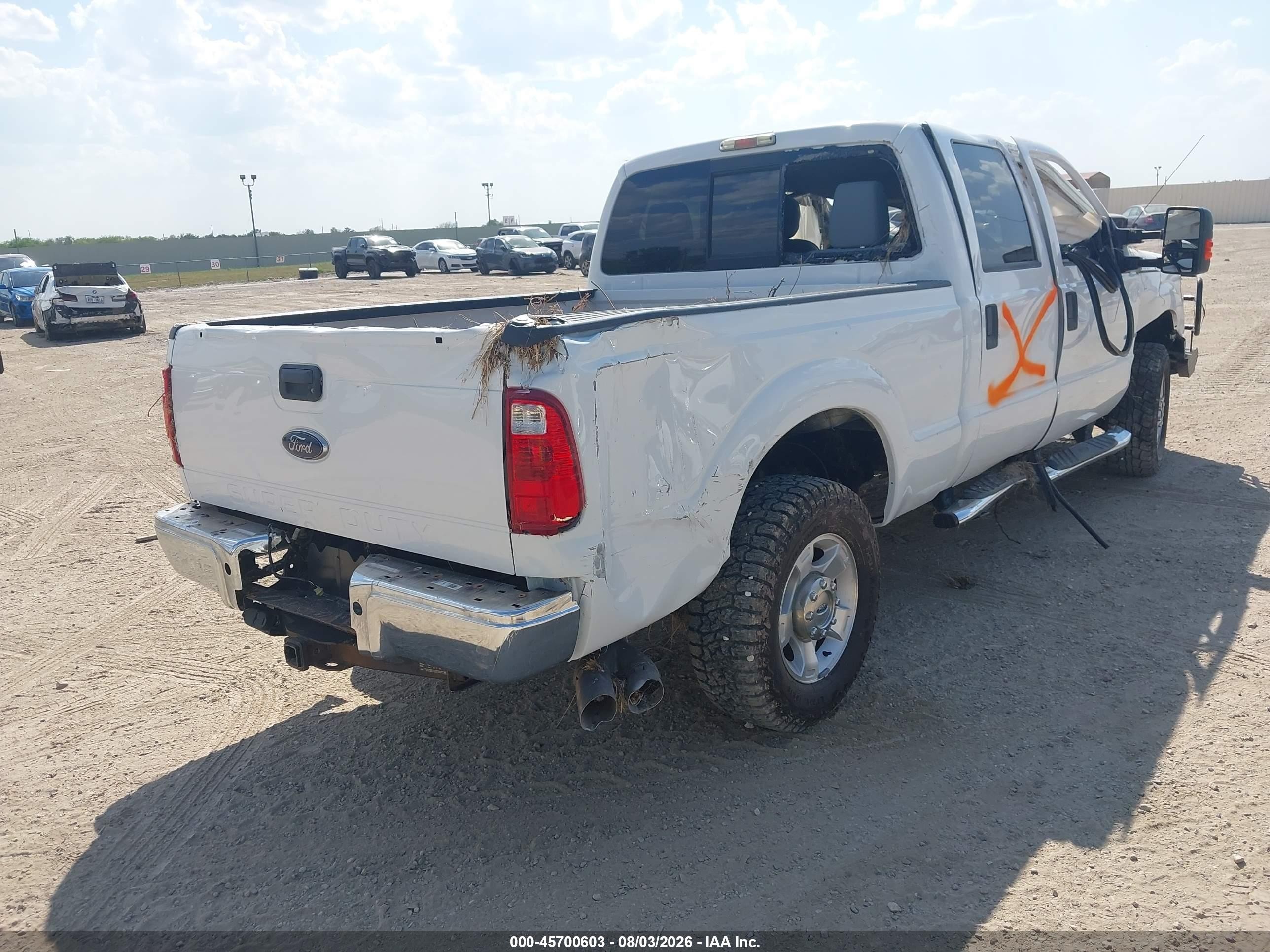 2016 Ford F-250 Xlt White vin: 1FT7W2BT9GEA65832