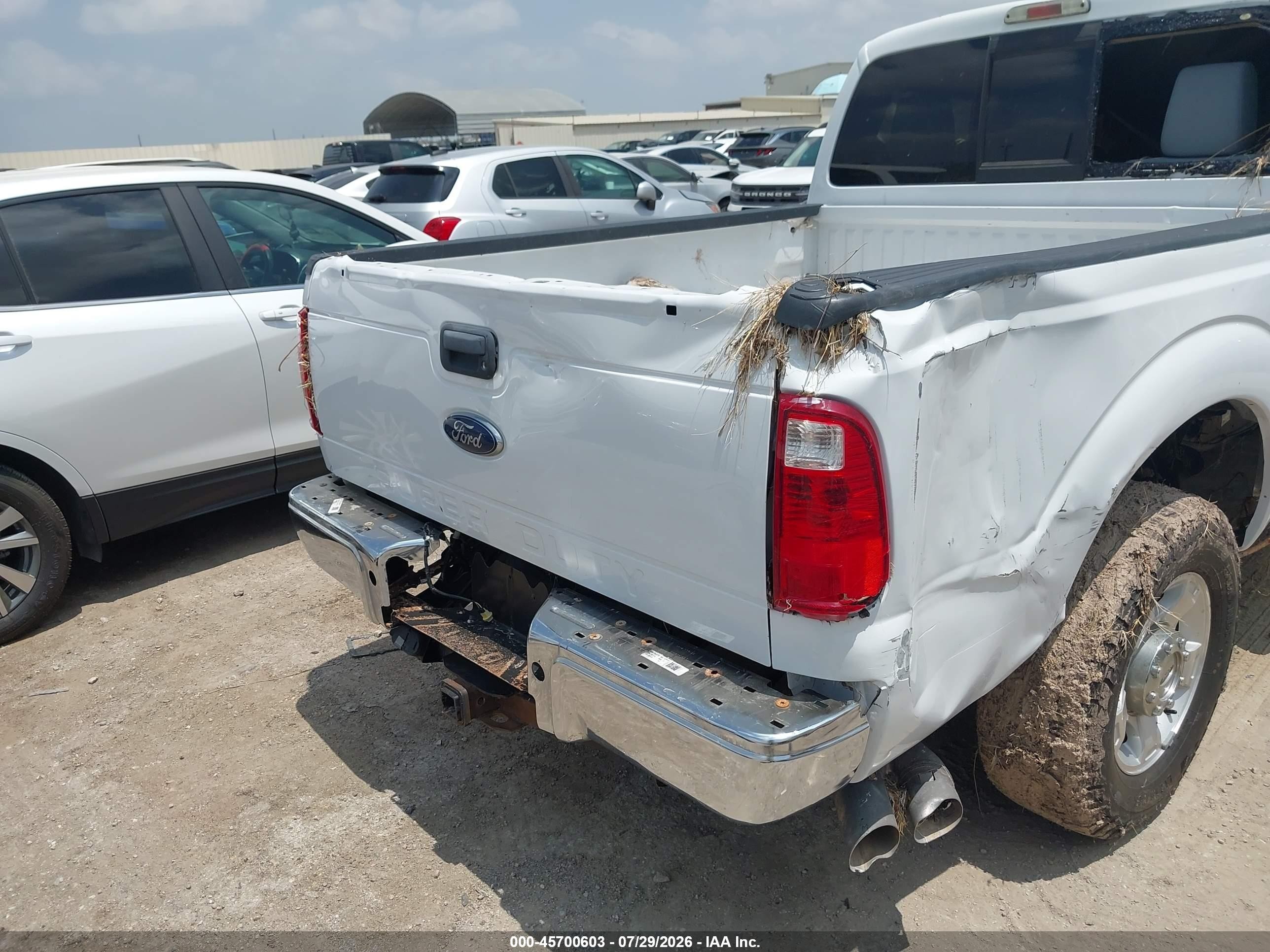2016 Ford F-250 Xlt White vin: 1FT7W2BT9GEA65832