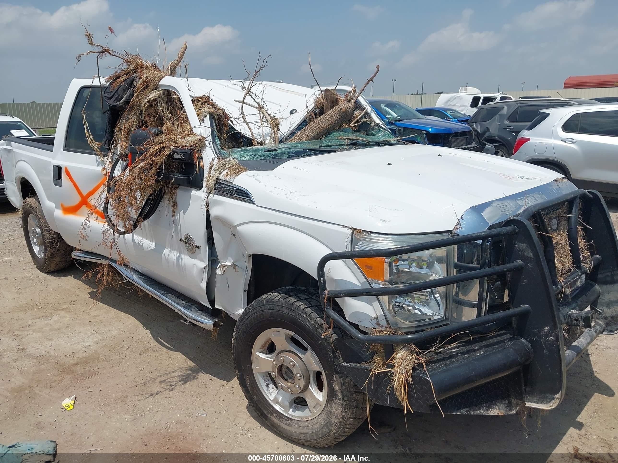 2016 Ford F-250 Xlt White vin: 1FT7W2BT9GEA65832