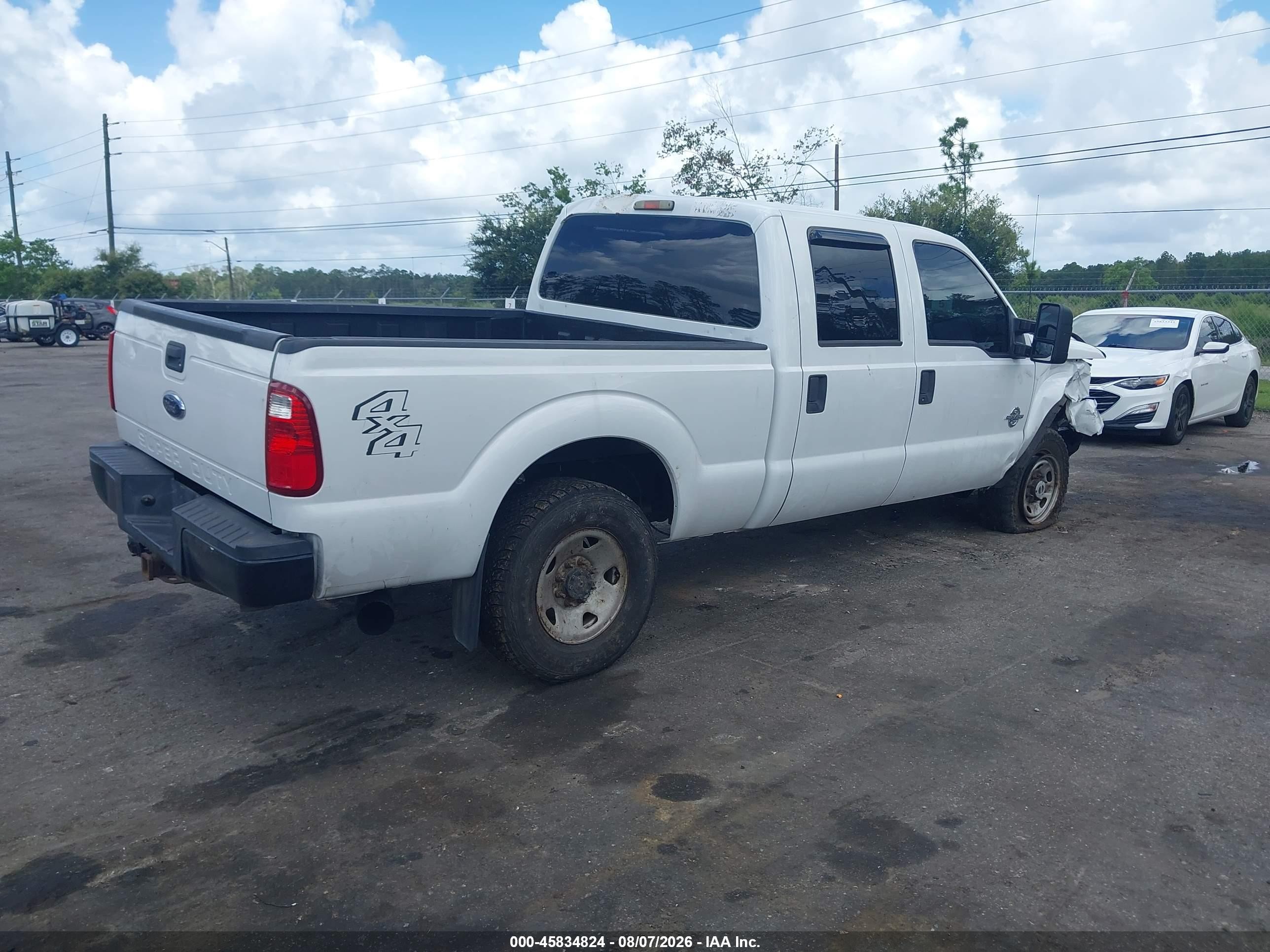 2016 Ford F-250 Xl White vin: 1FT7W2BT9GEA83246
