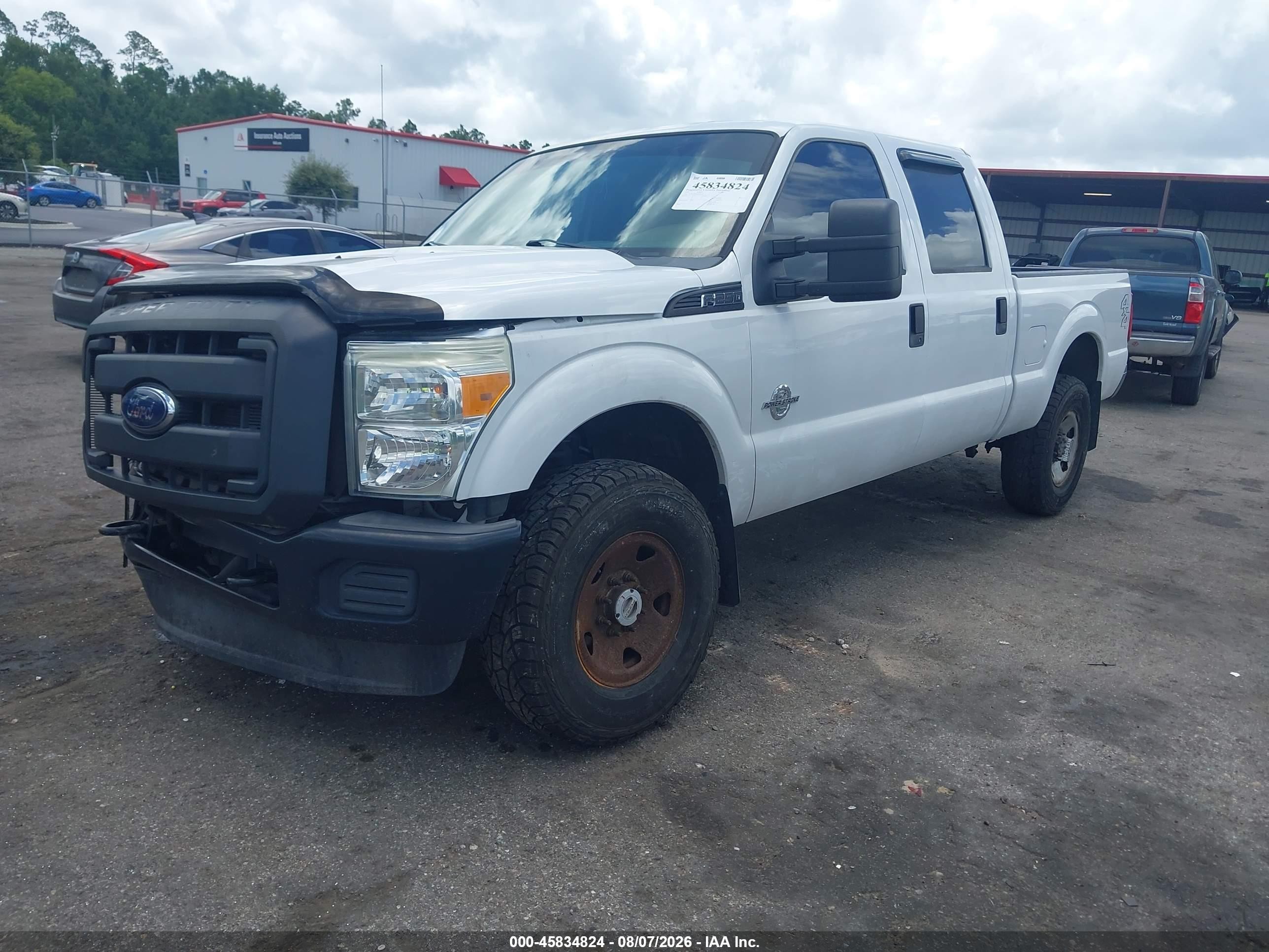 2016 Ford F-250 Xl White vin: 1FT7W2BT9GEA83246