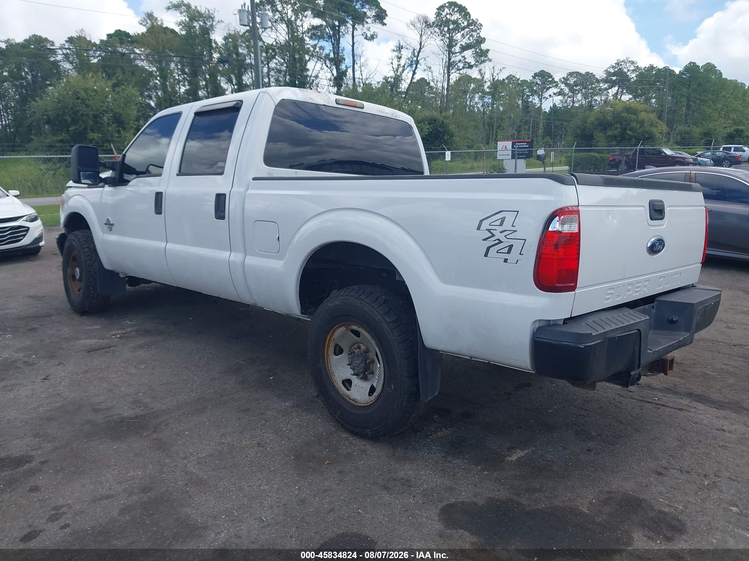 2016 Ford F-250 Xl White vin: 1FT7W2BT9GEA83246