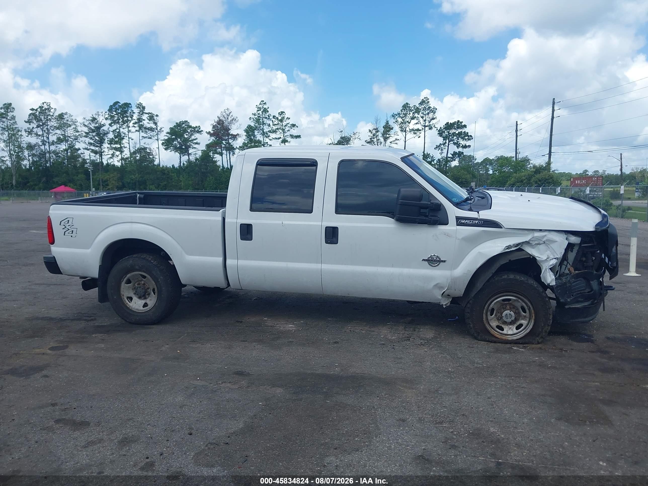 2016 Ford F-250 Xl White vin: 1FT7W2BT9GEA83246