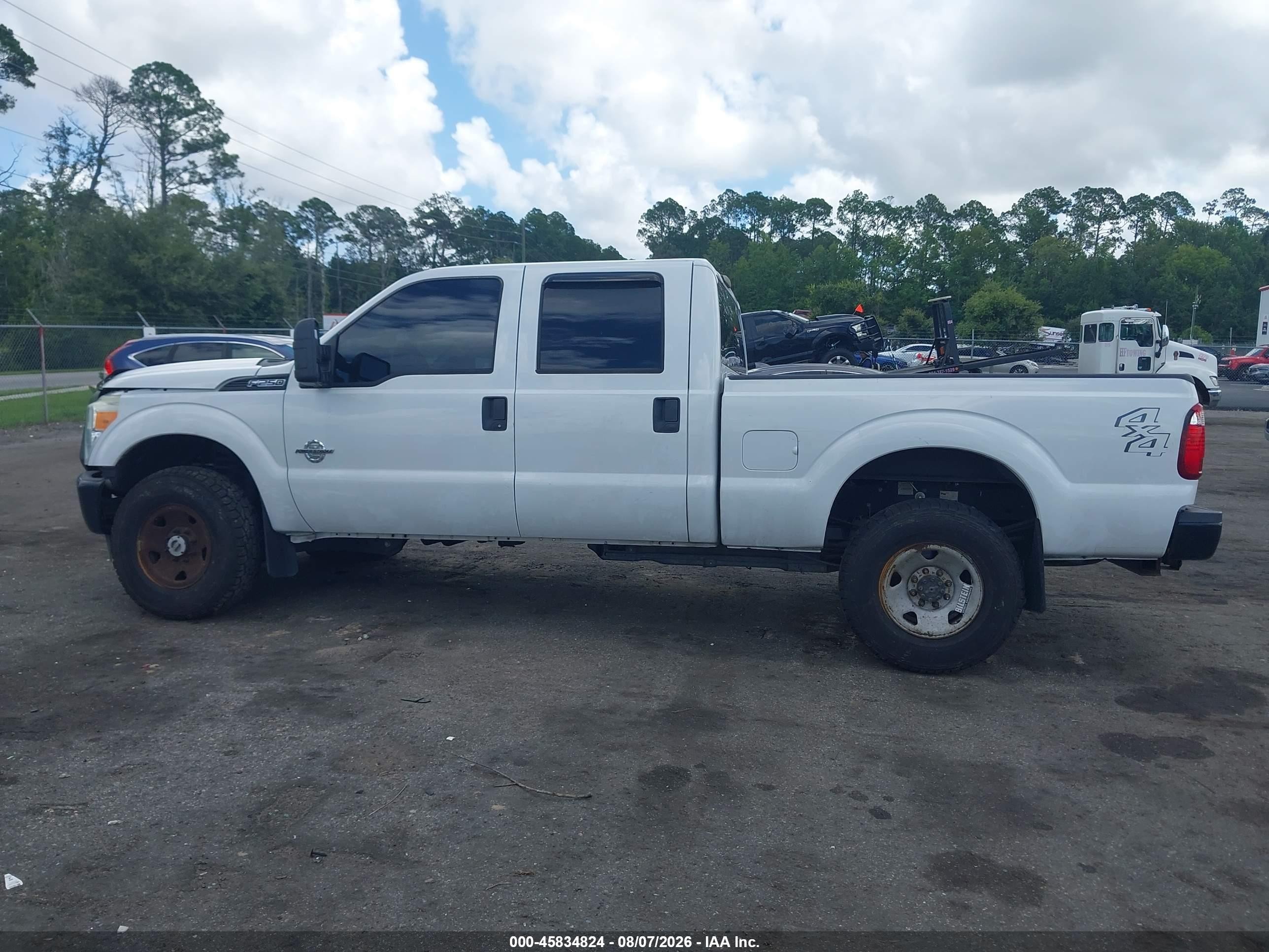2016 Ford F-250 Xl White vin: 1FT7W2BT9GEA83246
