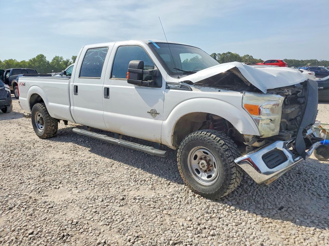 2016 Ford F250 Super Duty White vin: 1FT7W2BT9GEC22937