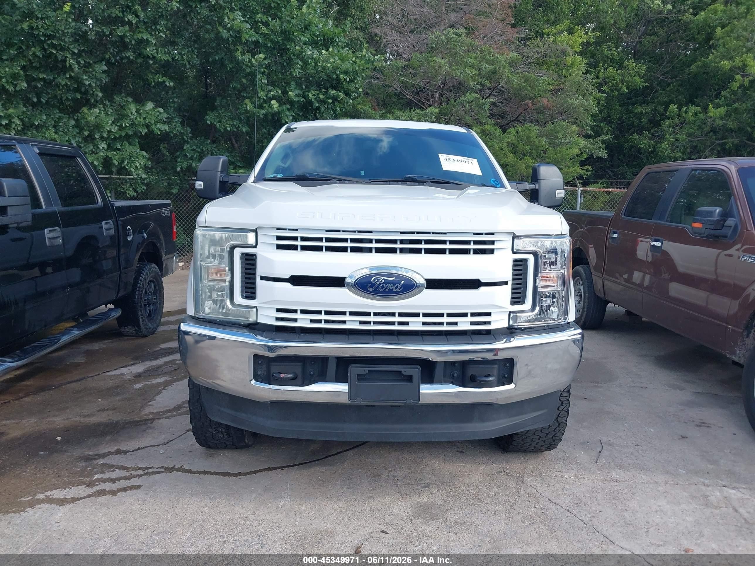 2017 Ford F-250 Xl Белый vin: 1FT7W2BT9HED04653