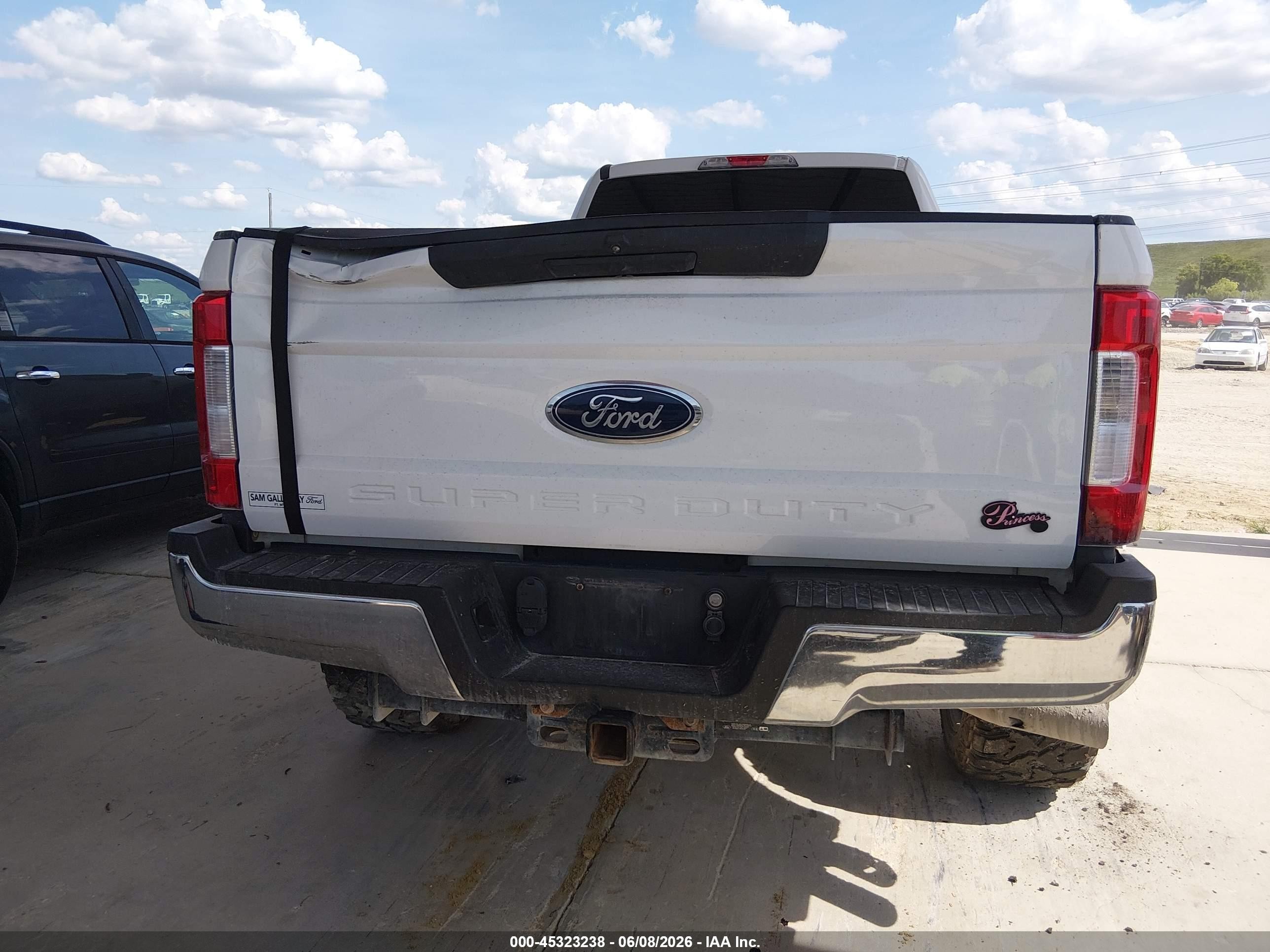 2017 Ford F-250 Xlt Белый vin: 1FT7W2BT9HEF18848