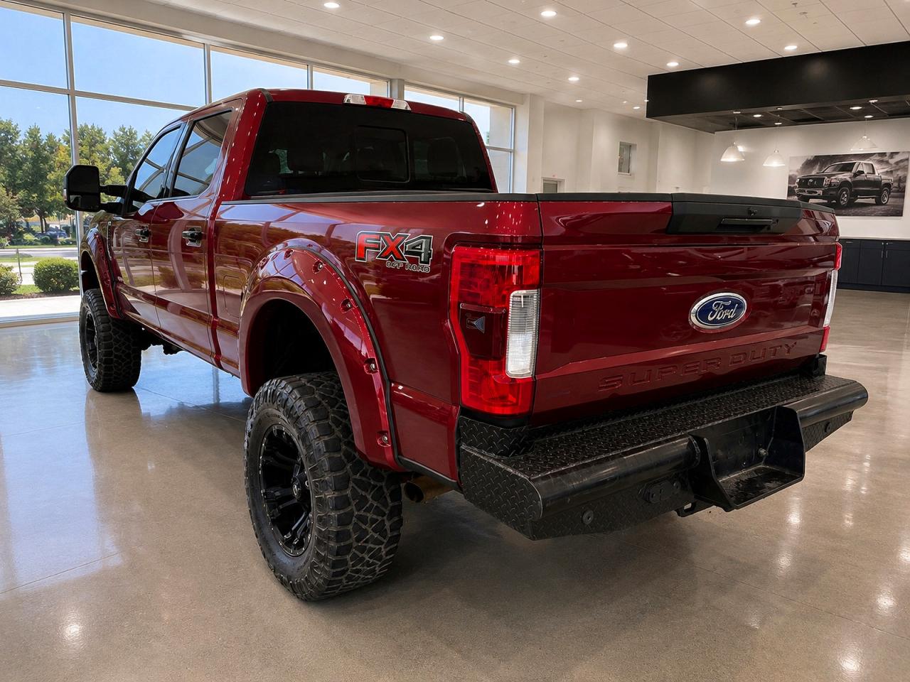2018 Ford F250 Super Duty Red vin: 1FT7W2BT9JEB18648