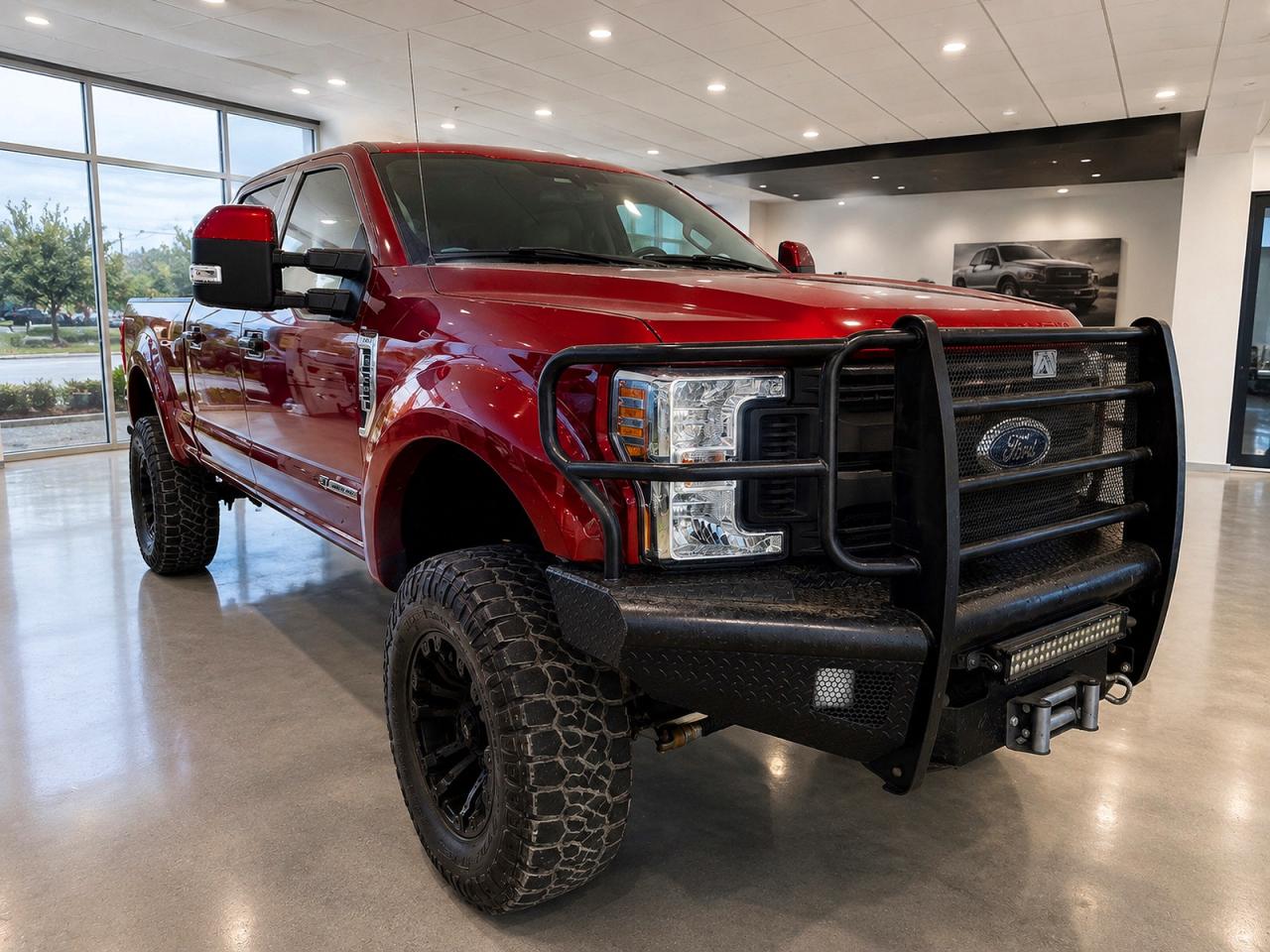 2018 Ford F250 Super Duty Red vin: 1FT7W2BT9JEB18648