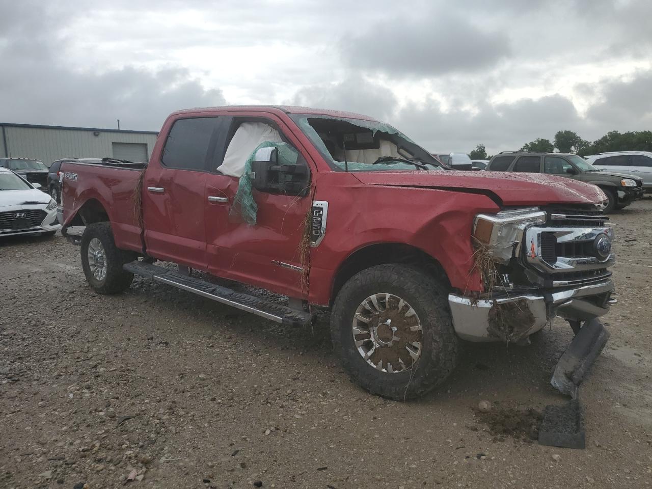 2021 Ford F250 Super Duty Красный vin: 1FT7W2BT9MEC37403