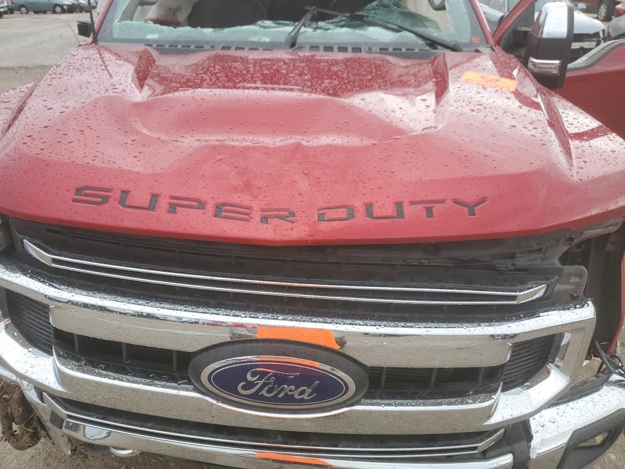 2021 Ford F250 Super Duty Красный vin: 1FT7W2BT9MEC37403