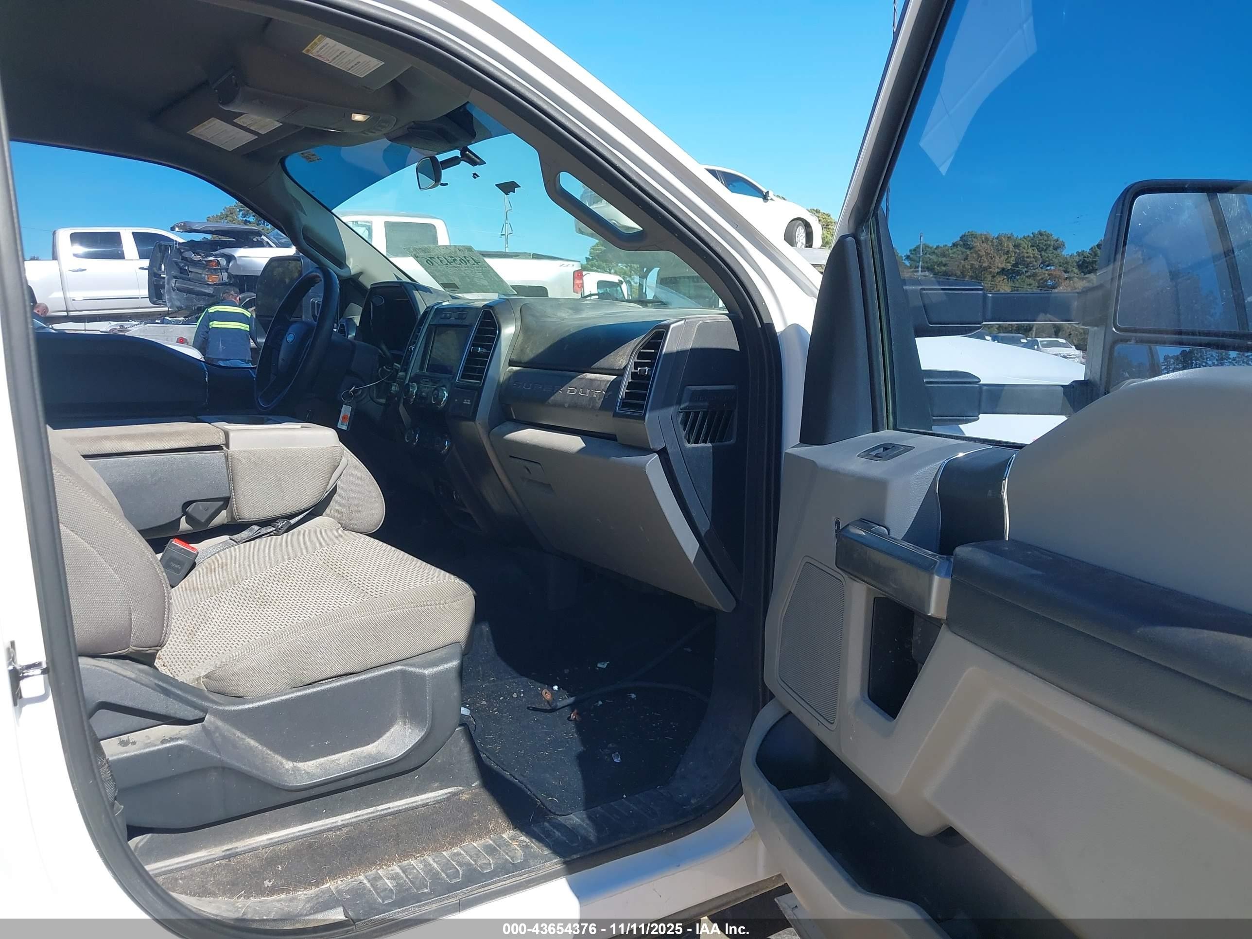 2022 Ford F-250 Xlt White vin: 1FT7W2BT9NEF06436