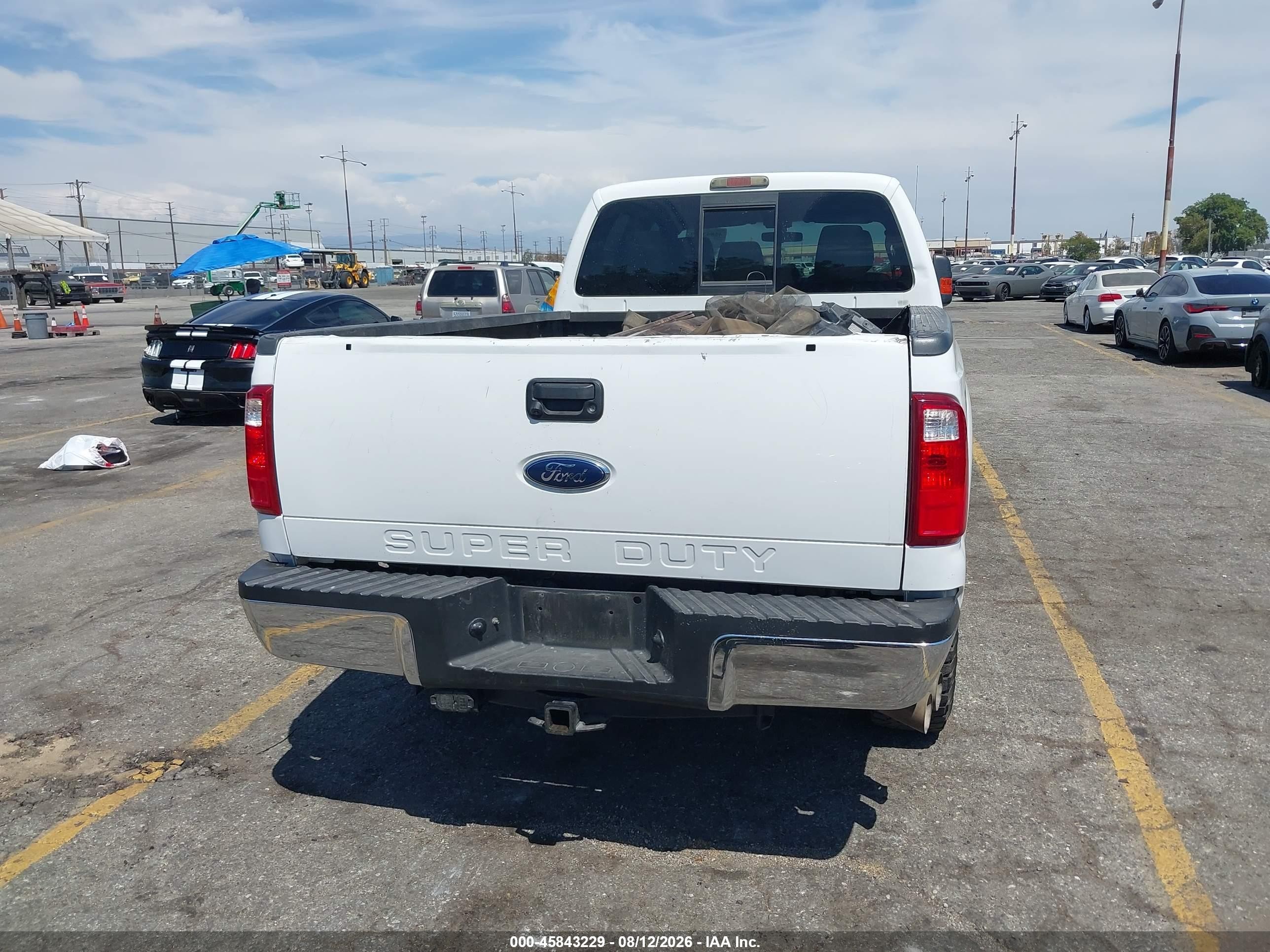 2011 Ford F-250 Xlt White vin: 1FT7W2BTXBEA17541