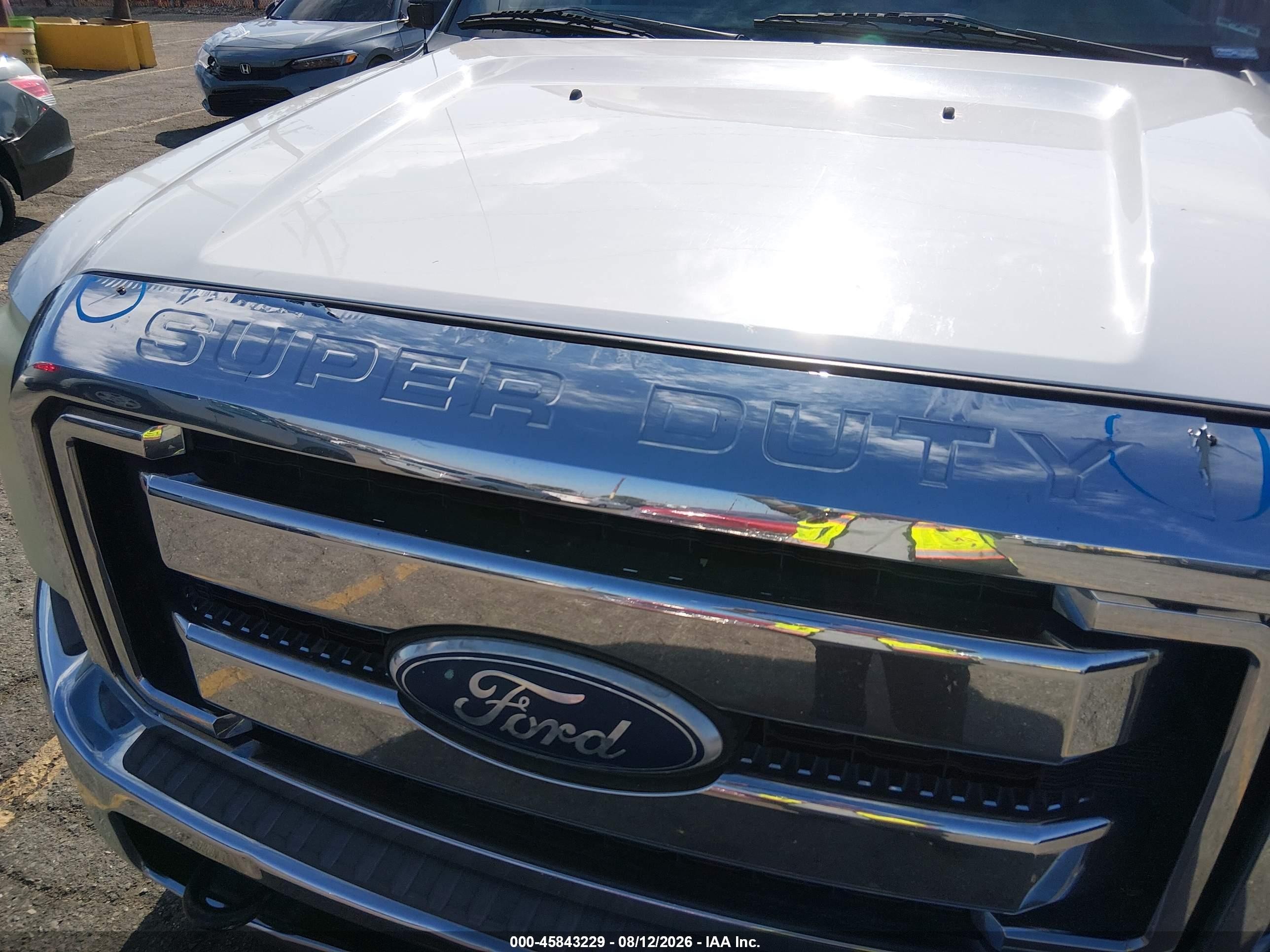 2011 Ford F-250 Xlt White vin: 1FT7W2BTXBEA17541