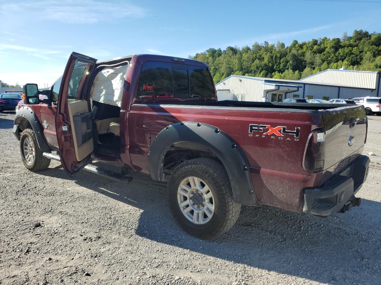 2011 Ford F250 Super Duty Maroon vin: 1FT7W2BTXBEA34677