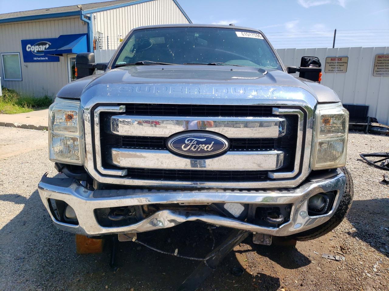 2011 Ford F250 Super Duty Gray vin: 1FT7W2BTXBEA58770