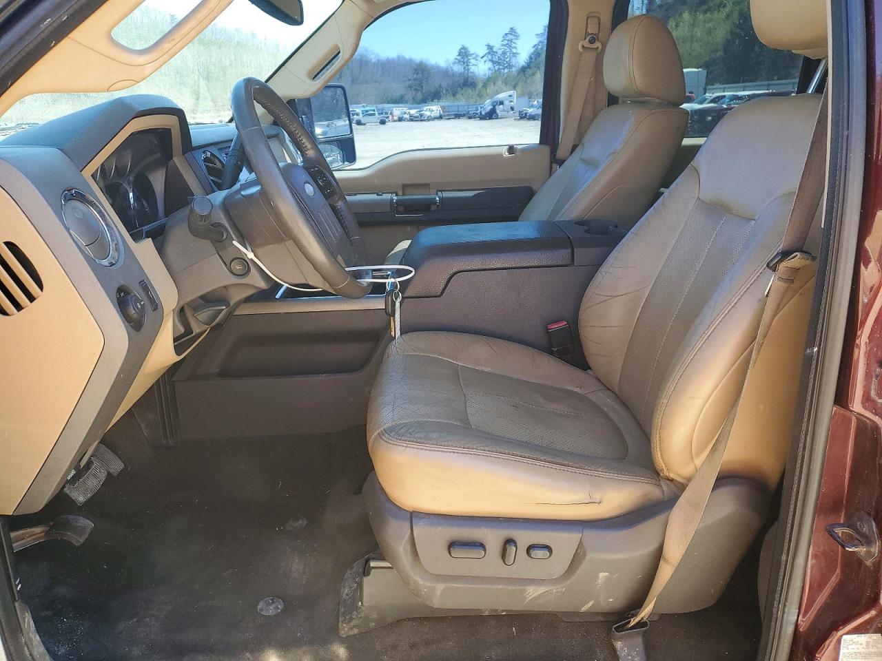 2011 Ford F250 Super Duty Burgundy vin: 1FT7W2BTXBEB94235
