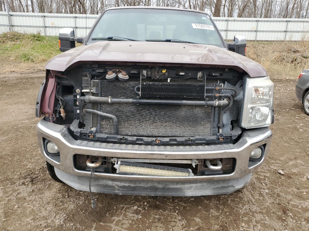 2011 Ford F250 Super Duty Темно-бордовый vin: 1FT7W2BTXBEC27430