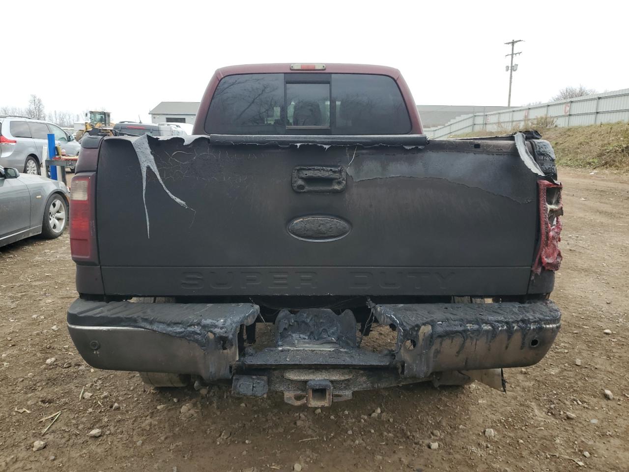 2011 Ford F250 Super Duty Темно-бордовый vin: 1FT7W2BTXBEC27430