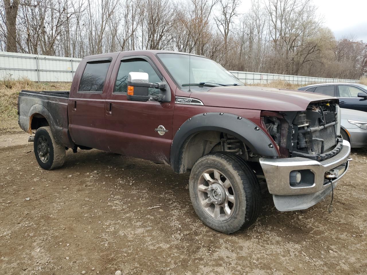 2011 Ford F250 Super Duty Темно-бордовый vin: 1FT7W2BTXBEC27430