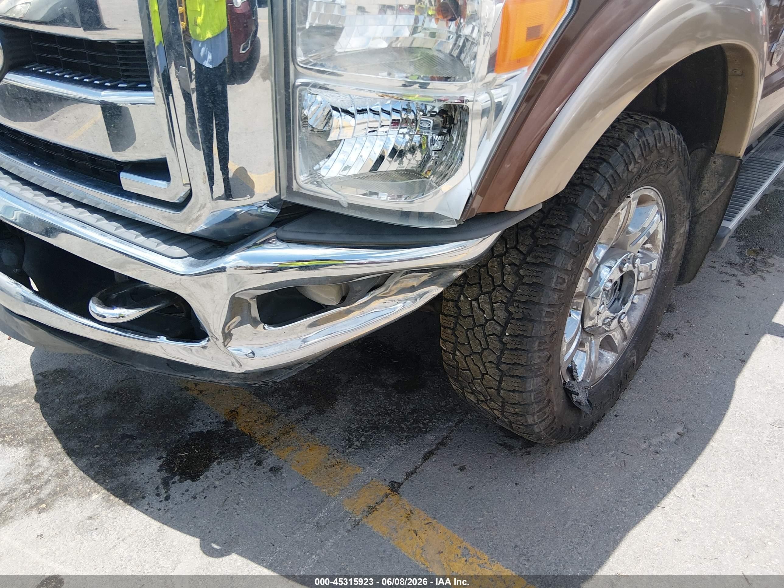 2012 Ford F-250 Lariat Brown vin: 1FT7W2BTXCEB16412