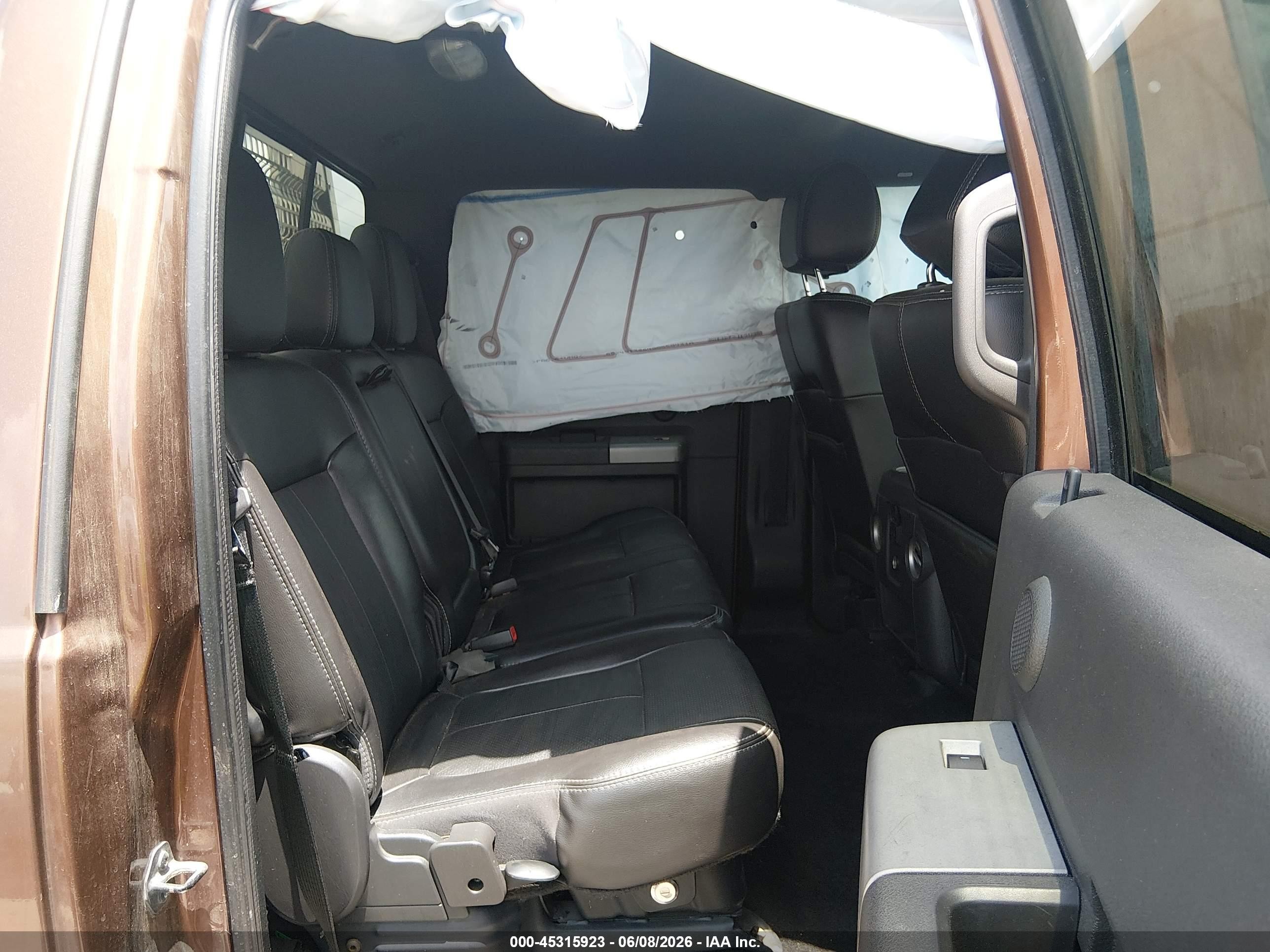 2012 Ford F-250 Lariat Brown vin: 1FT7W2BTXCEB16412