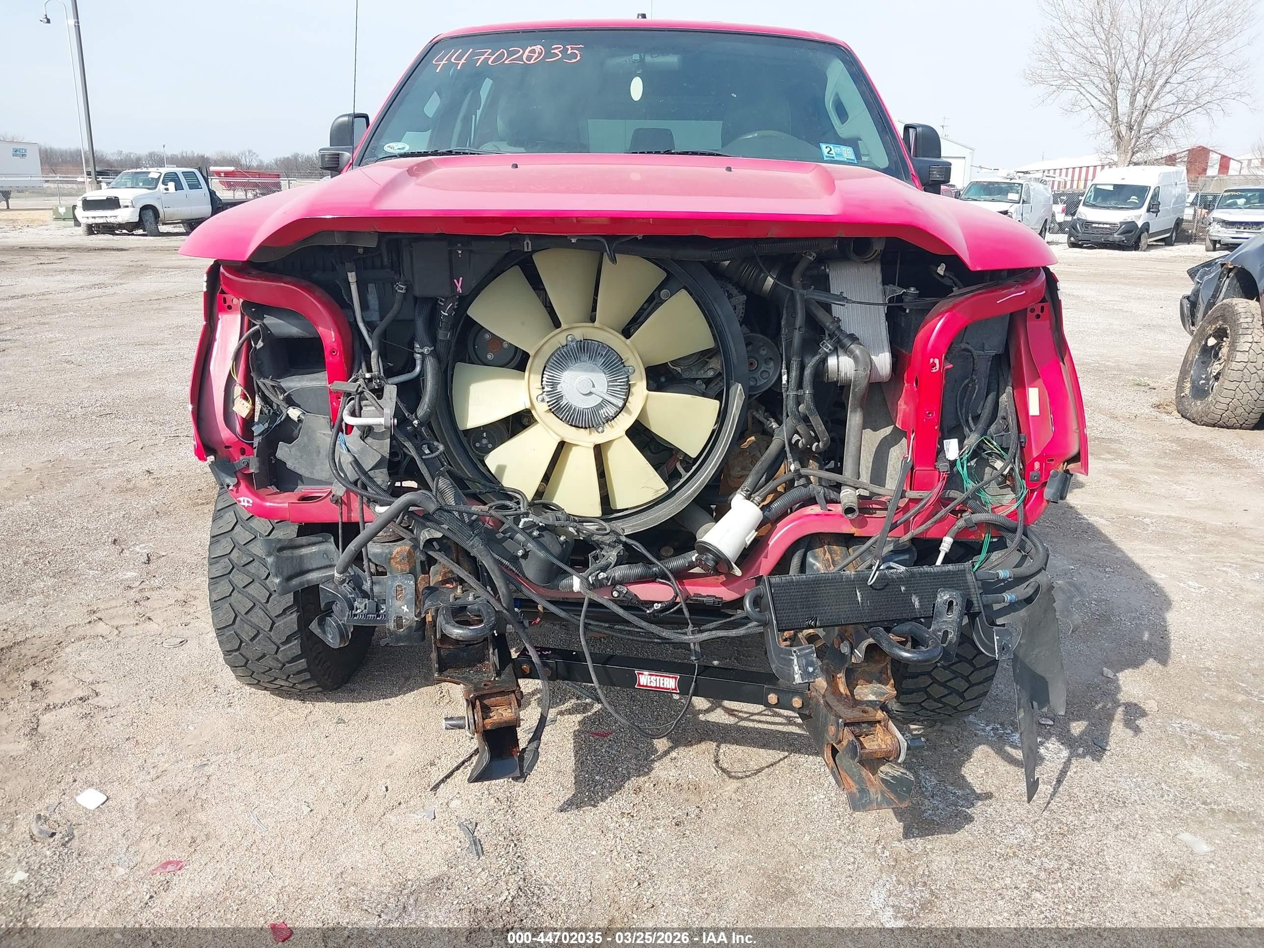 2012 Ford F-250 Xl Red vin: 1FT7W2BTXCEB23571