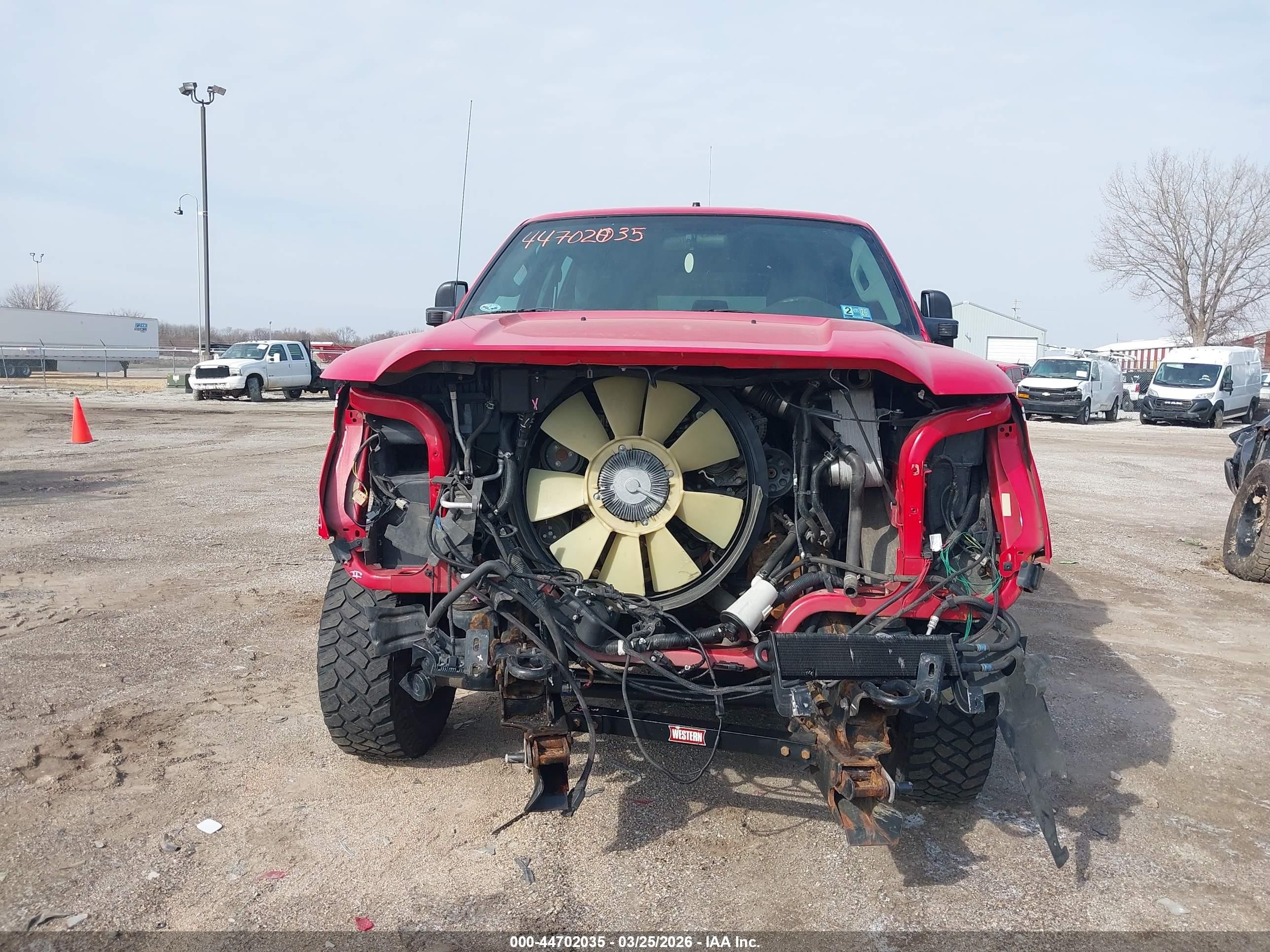 2012 Ford F-250 Xl Red vin: 1FT7W2BTXCEB23571