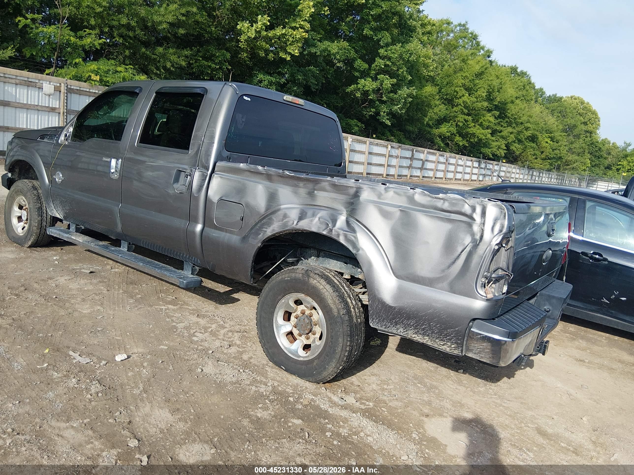 2012 Ford F-250 Xlt Gray vin: 1FT7W2BTXCEB95032