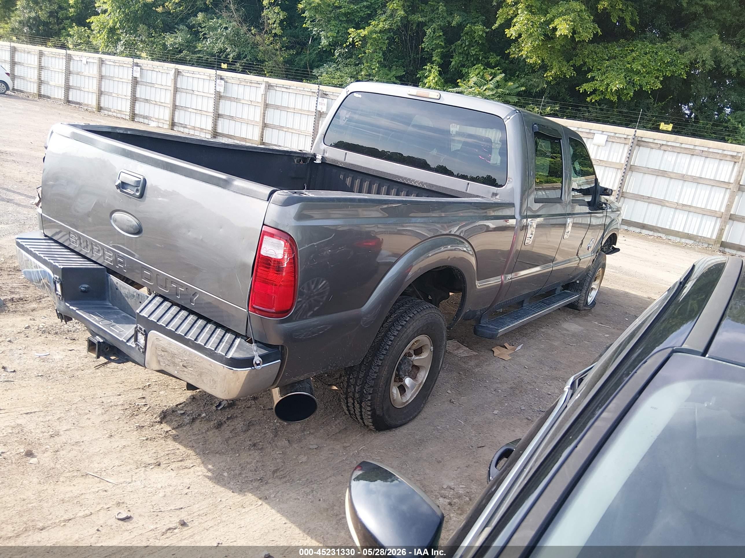 2012 Ford F-250 Xlt Gray vin: 1FT7W2BTXCEB95032