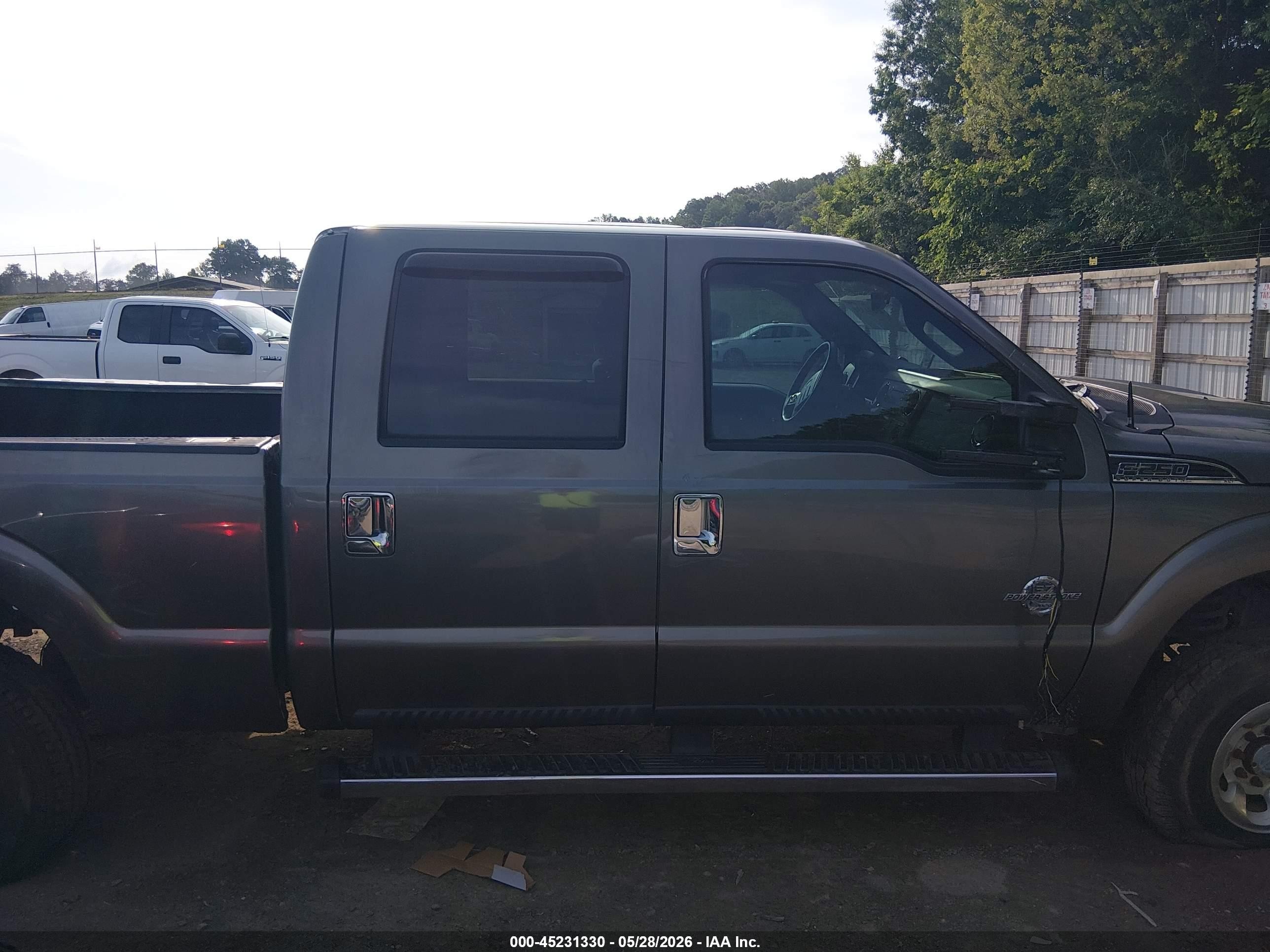 2012 Ford F-250 Xlt Gray vin: 1FT7W2BTXCEB95032