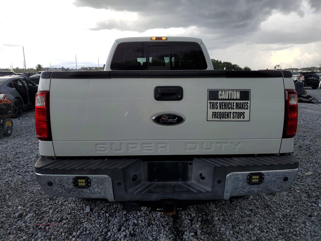 2012 Ford F250 Super Duty White vin: 1FT7W2BTXCEC44164