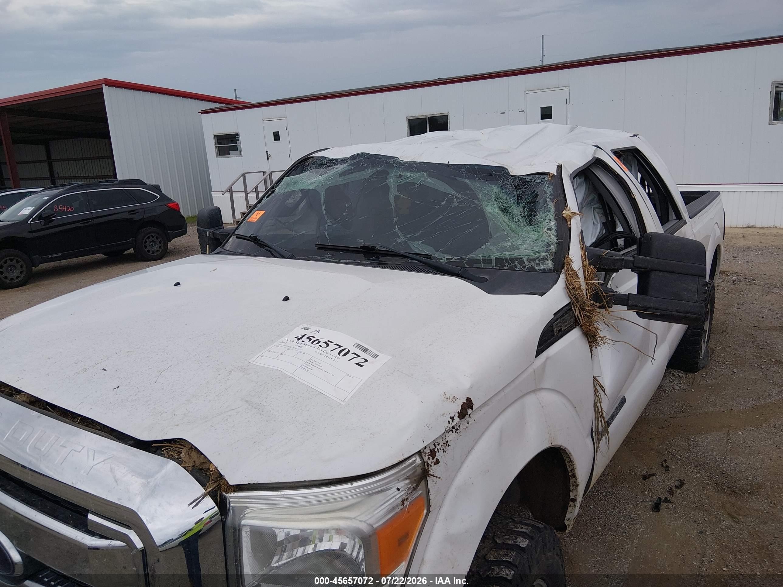 2012 Ford Super Duty F-250 Srw Xlt White vin: 1FT7W2BTXCEC61773