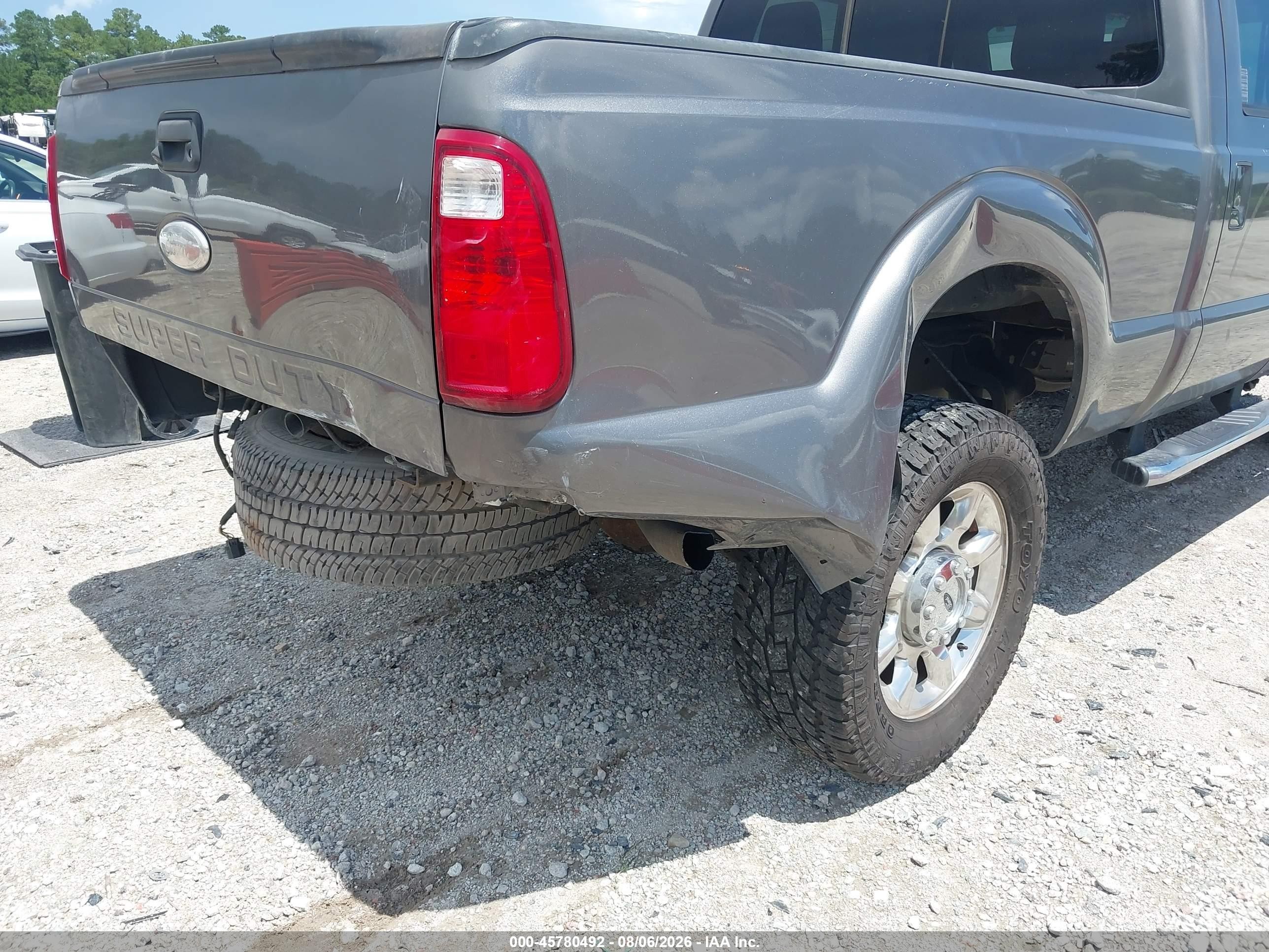 2012 Ford F-250 Lariat Gray vin: 1FT7W2BTXCEC64964