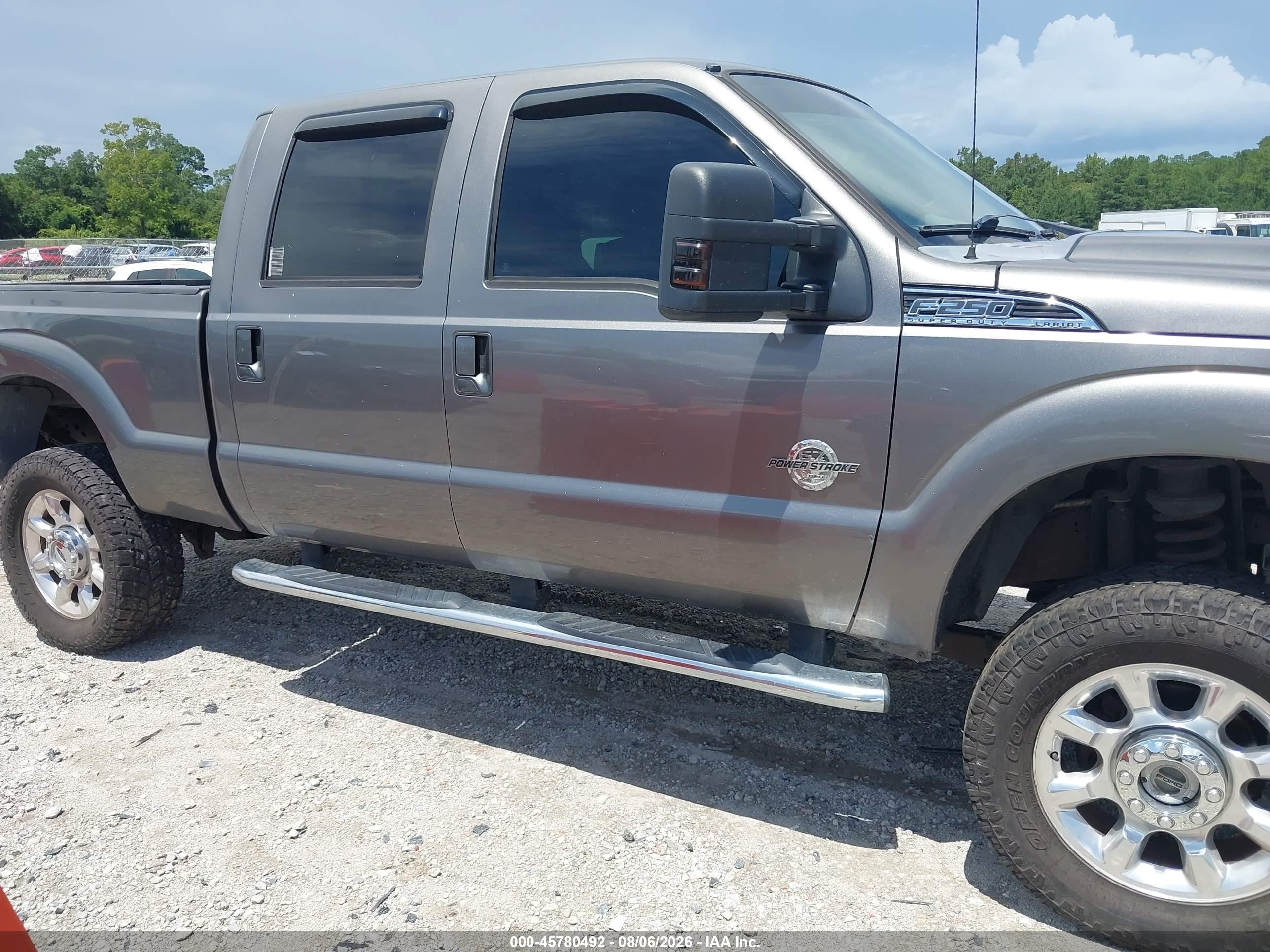 2012 Ford F-250 Lariat Gray vin: 1FT7W2BTXCEC64964