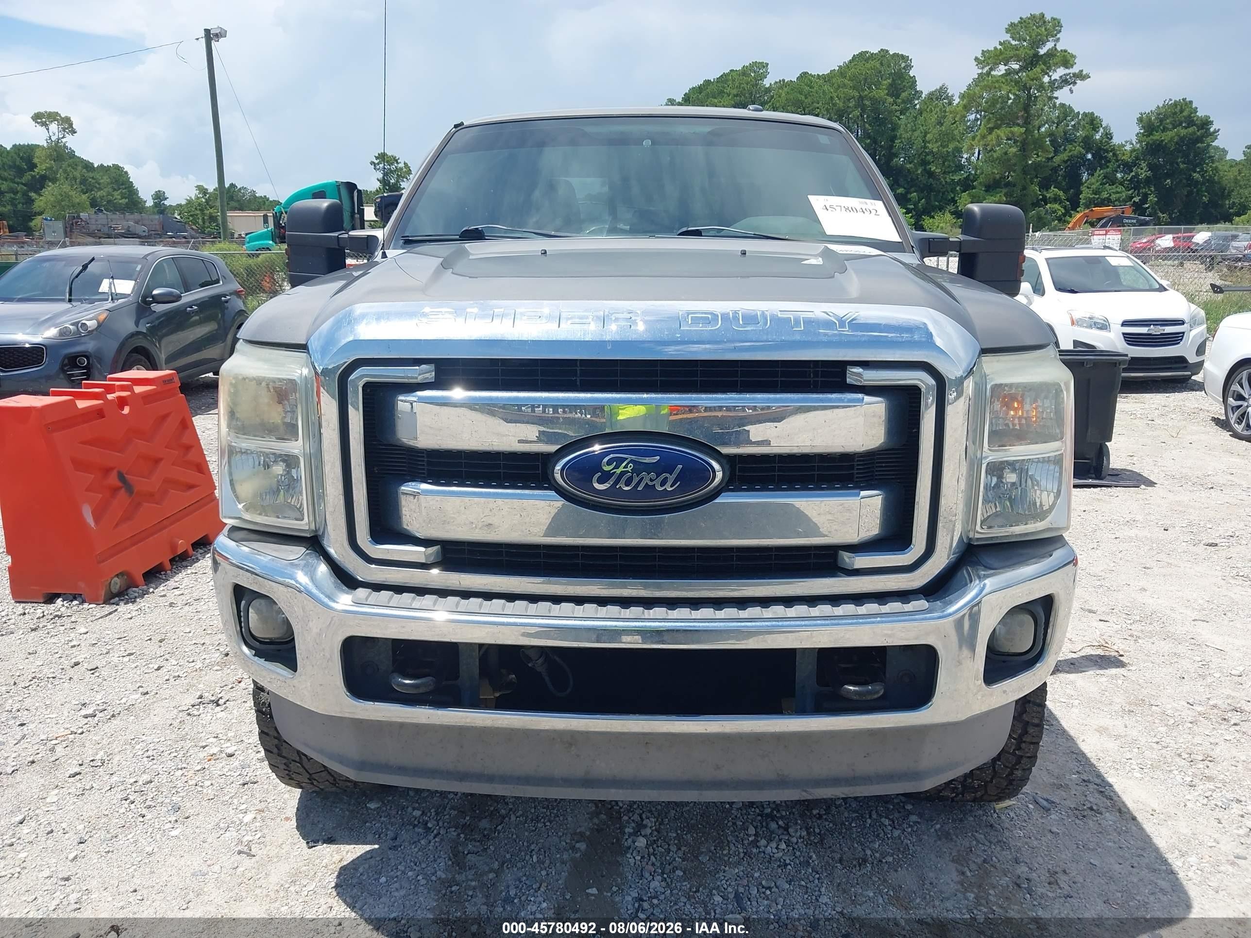 2012 Ford F-250 Lariat Gray vin: 1FT7W2BTXCEC64964