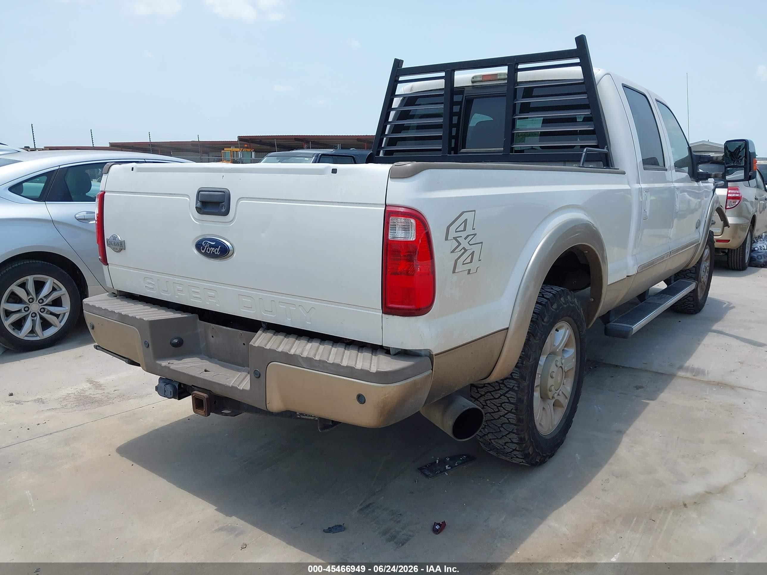 2012 Ford Super Duty F-250 Srw King Ranch/lariat/xl/xlt Белый vin: 1FT7W2BTXCED06503